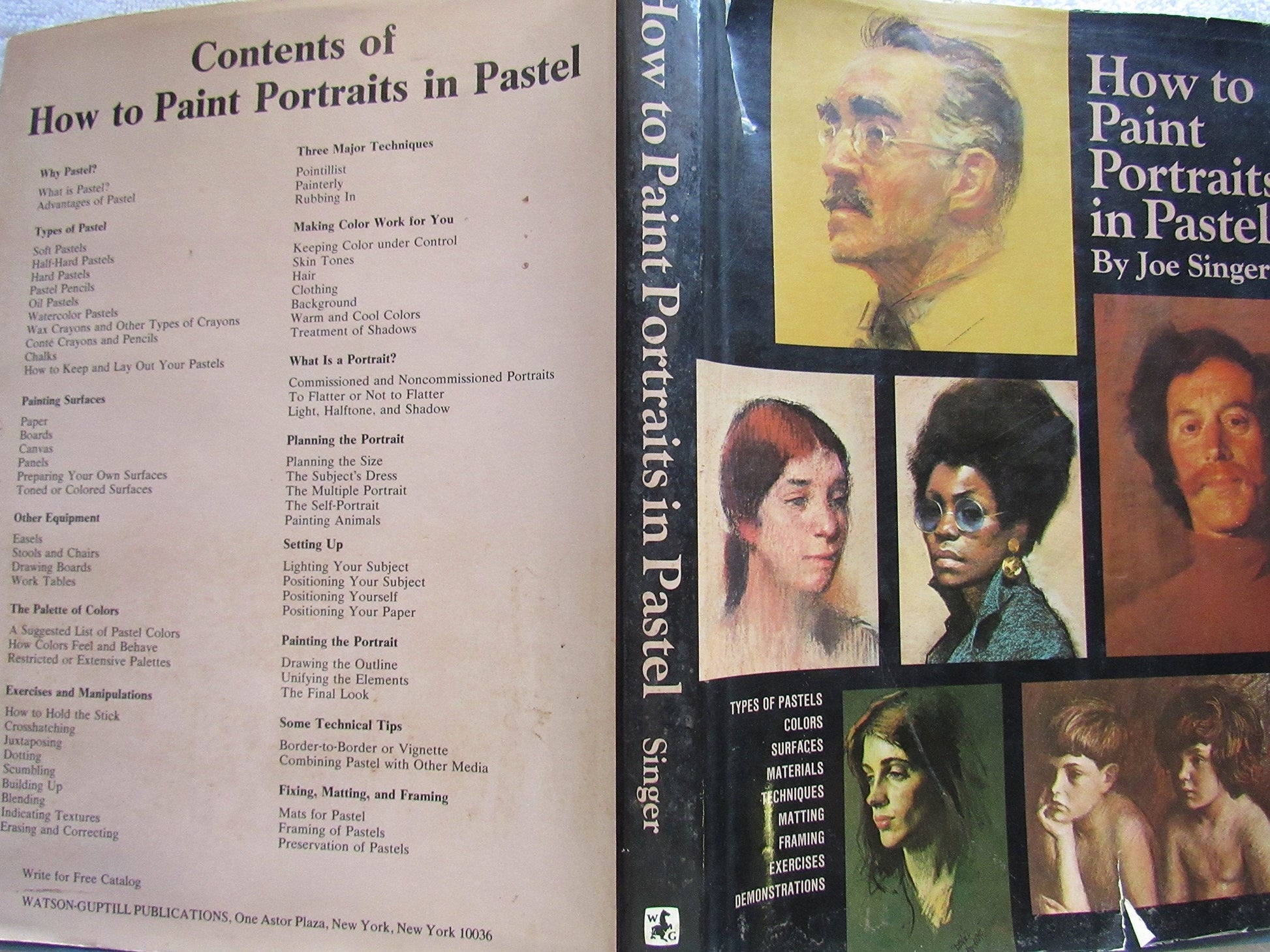 How to Paint Portraits in Pastel used book depot