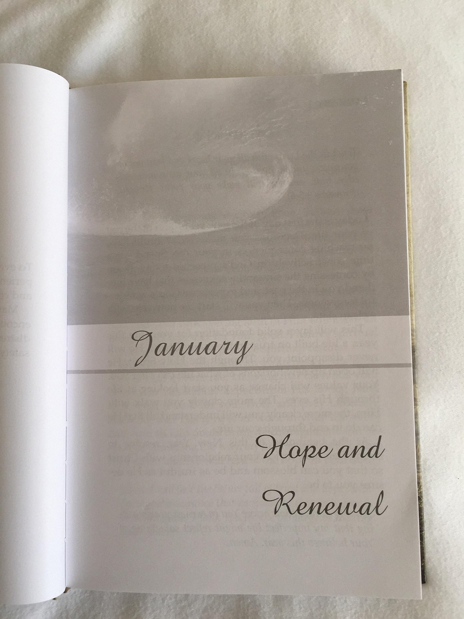 366 Devotions Footprints Devotional Large Print