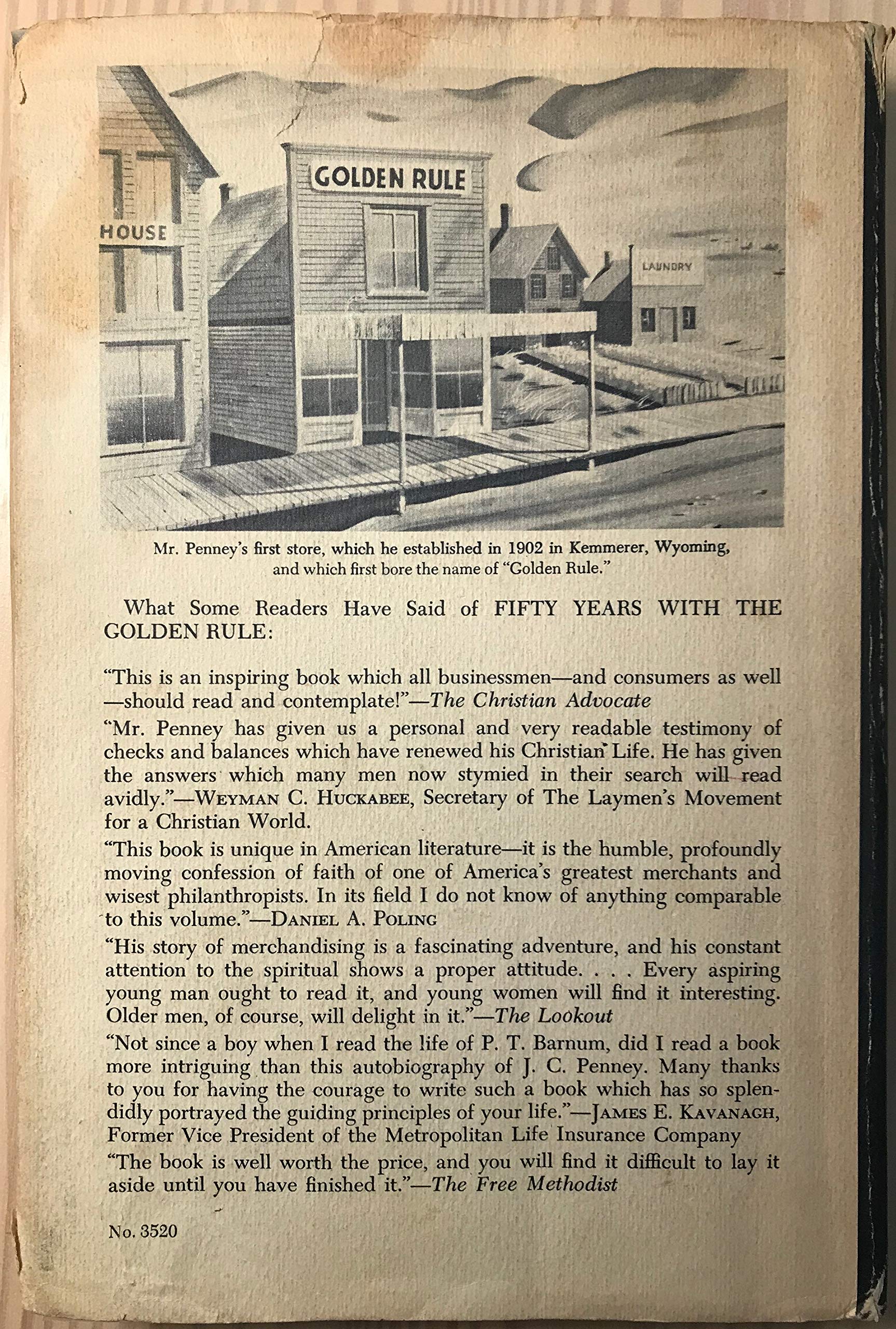 Fifty years with the Golden Rule used book depot