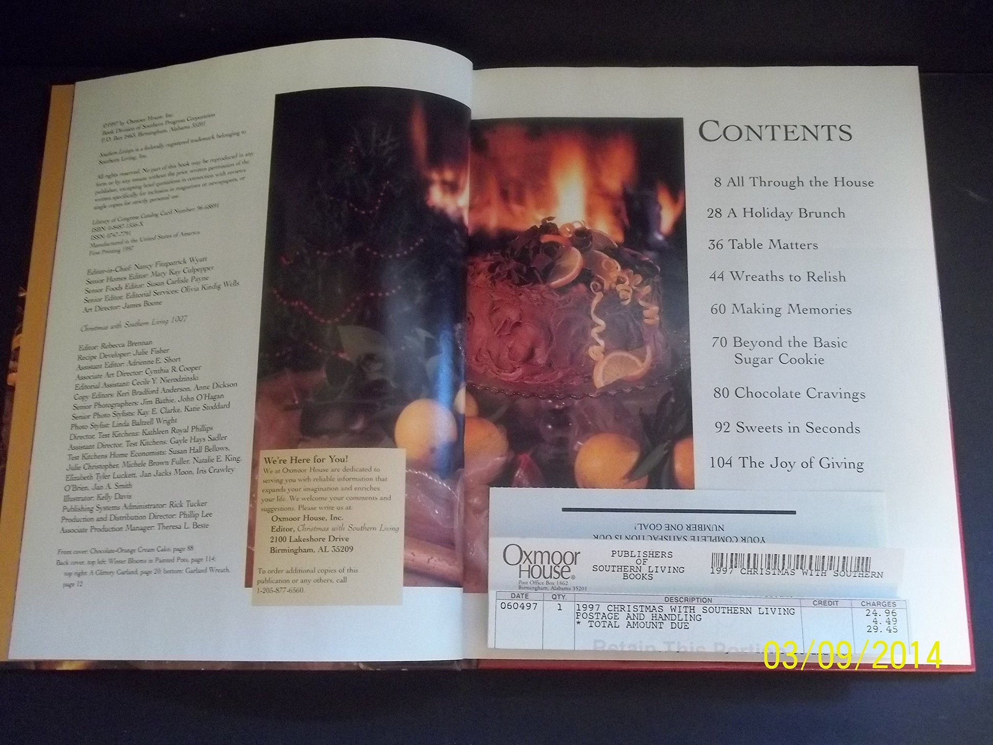 Christmas With Southern Living 1997 used book depot