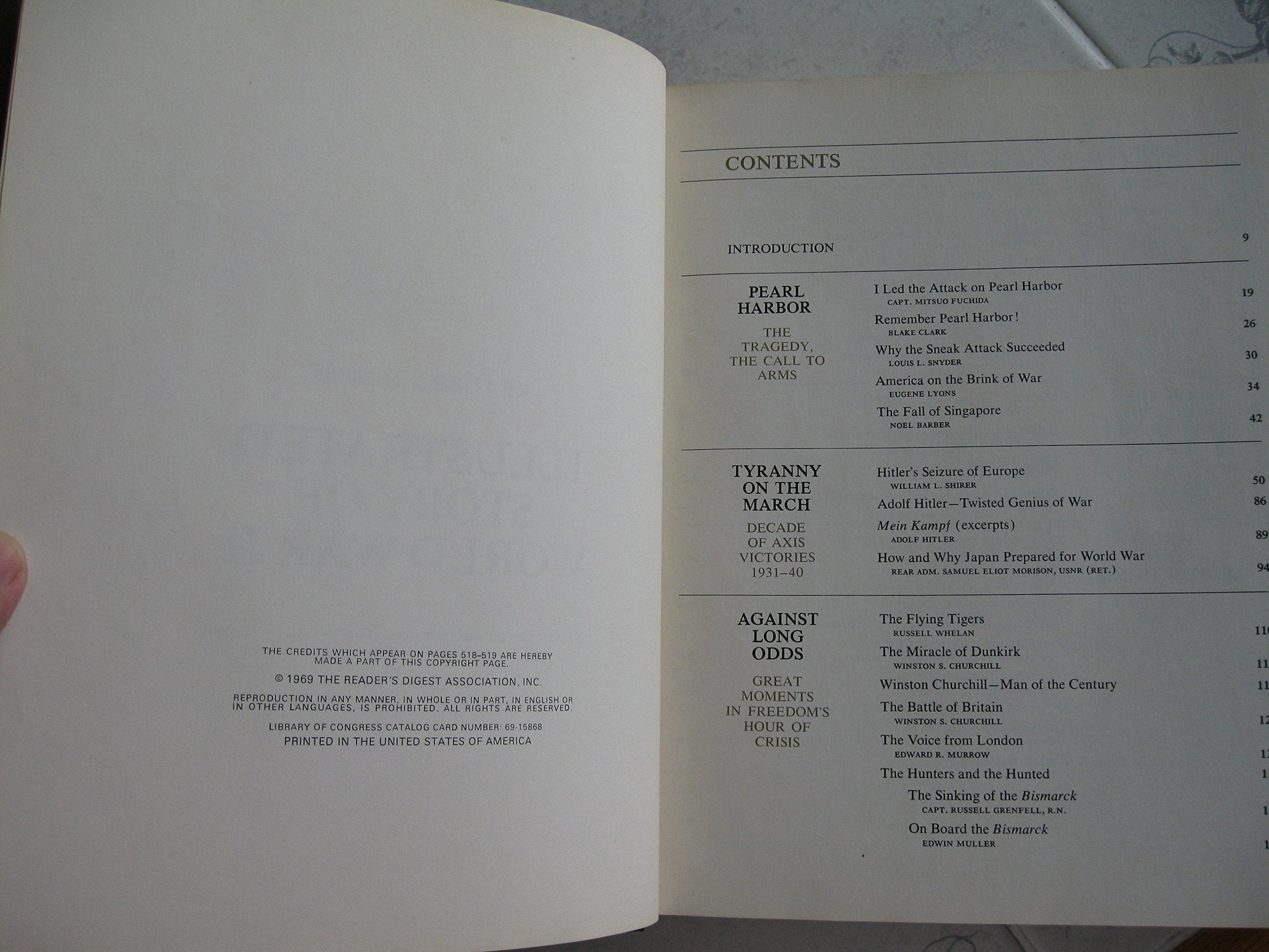 Illustrated Story of World War II used book depot
