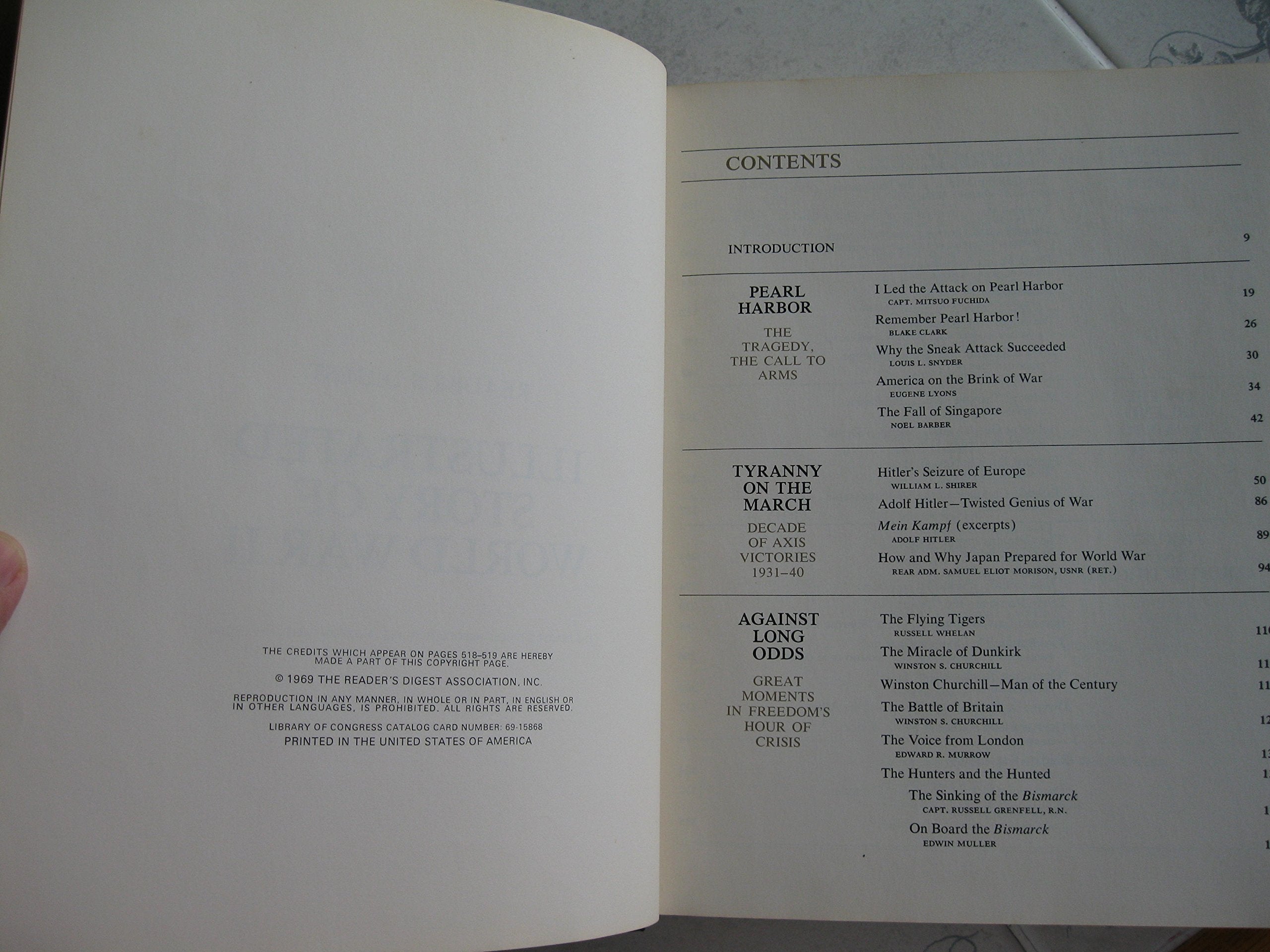 Illustrated Story of World War II used book depot