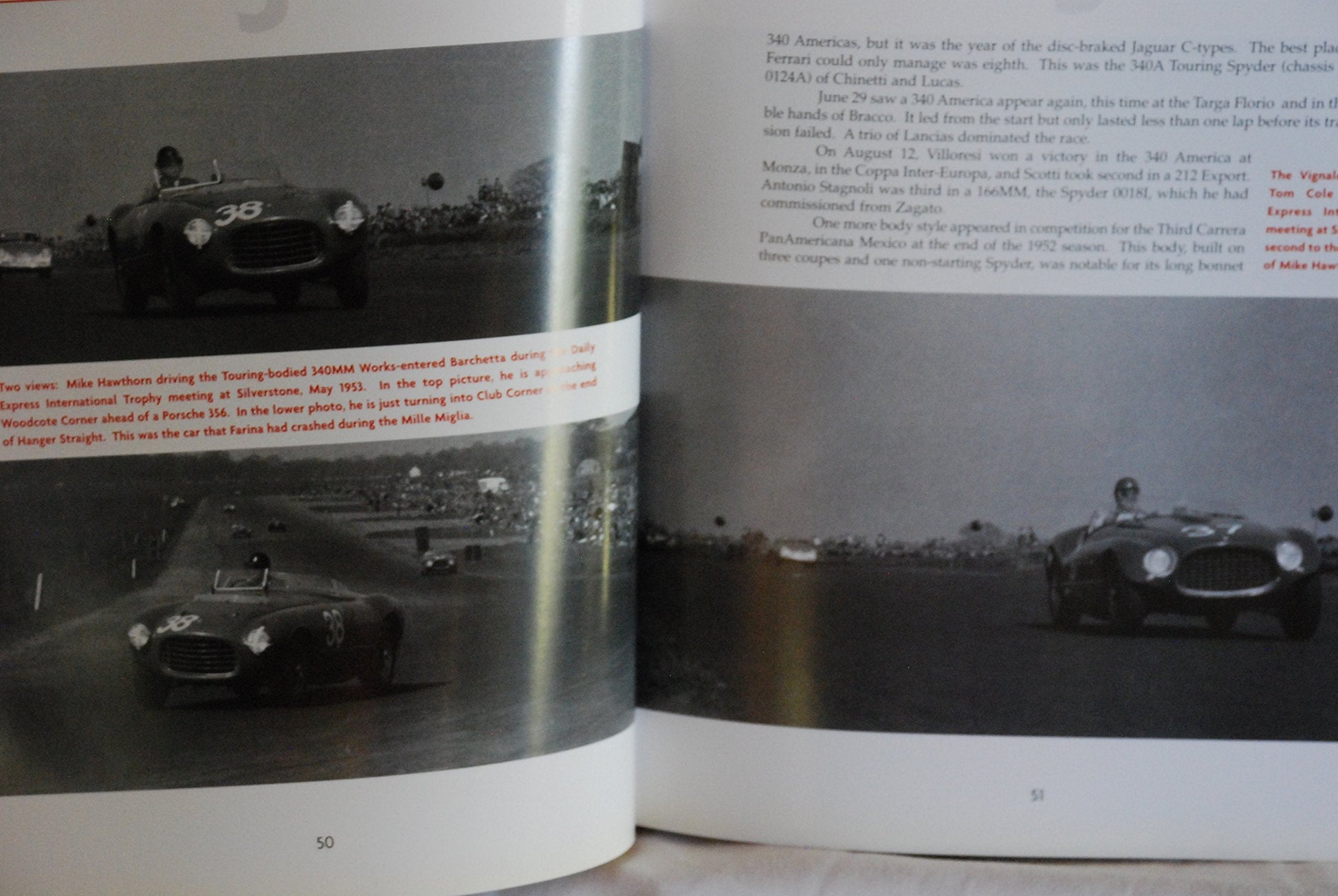 Ferrari Fifty Years on the Track used book depot