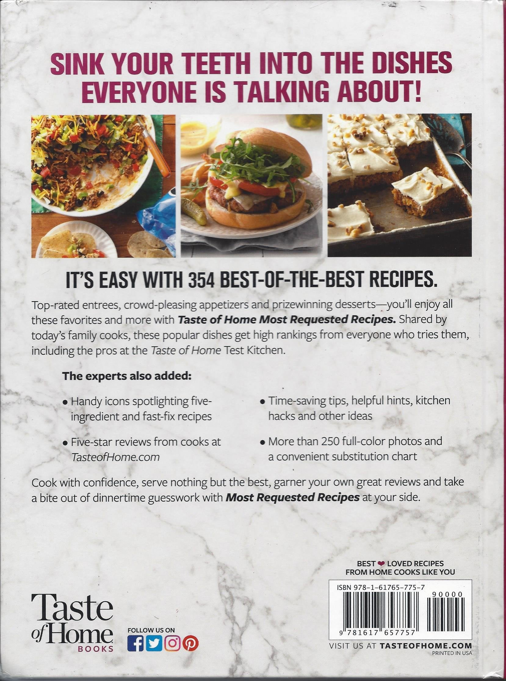 Most Requested Recipes 2018 by Taste of Home