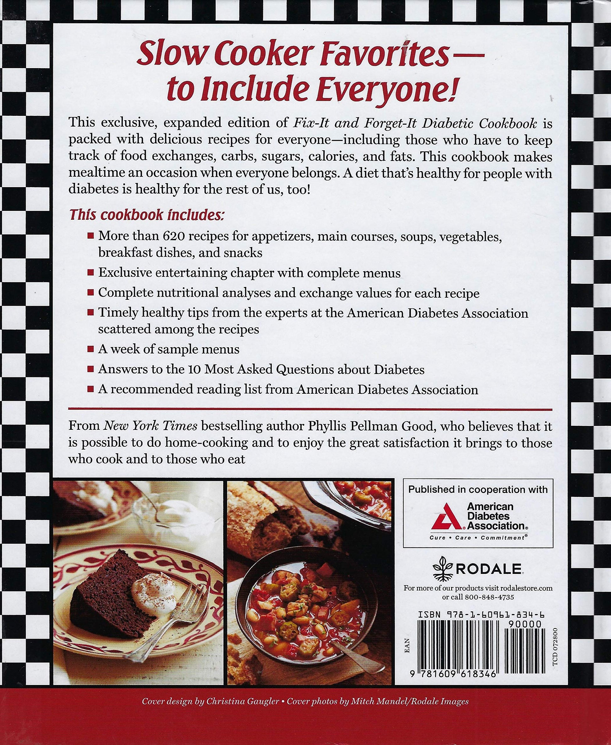 Fix-It and Forget-It Diabetic Cookbook Exclusive Edition used book depot