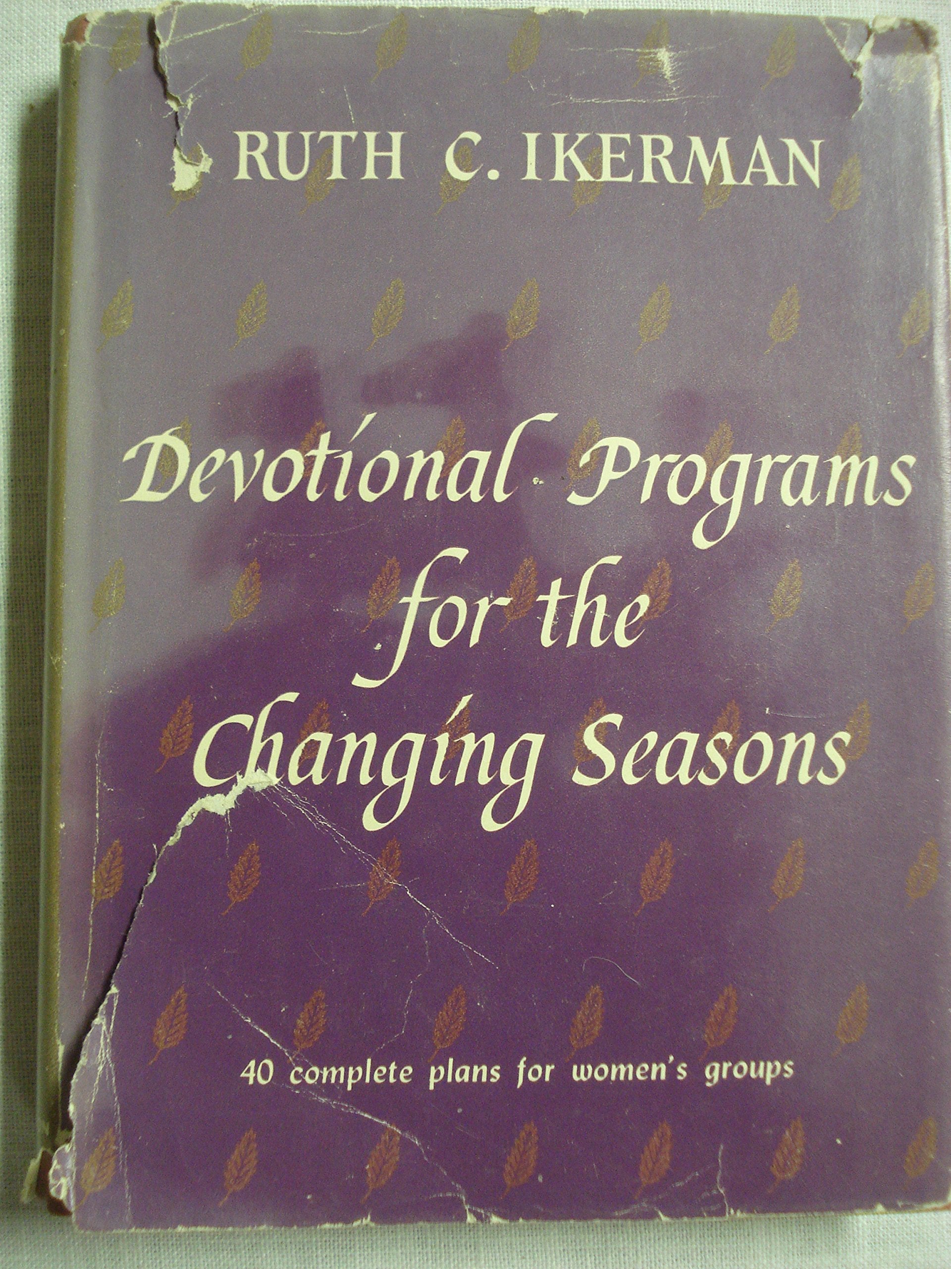 DEVOTIONAL PROGRAMS FOR THE CHANGING SEASONS used book depot