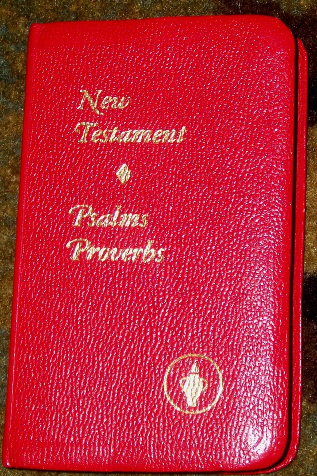 New Testament : Psalms Proverbs (Multiple Colors , Leatherette Binding , Pocket Edition) used book depot