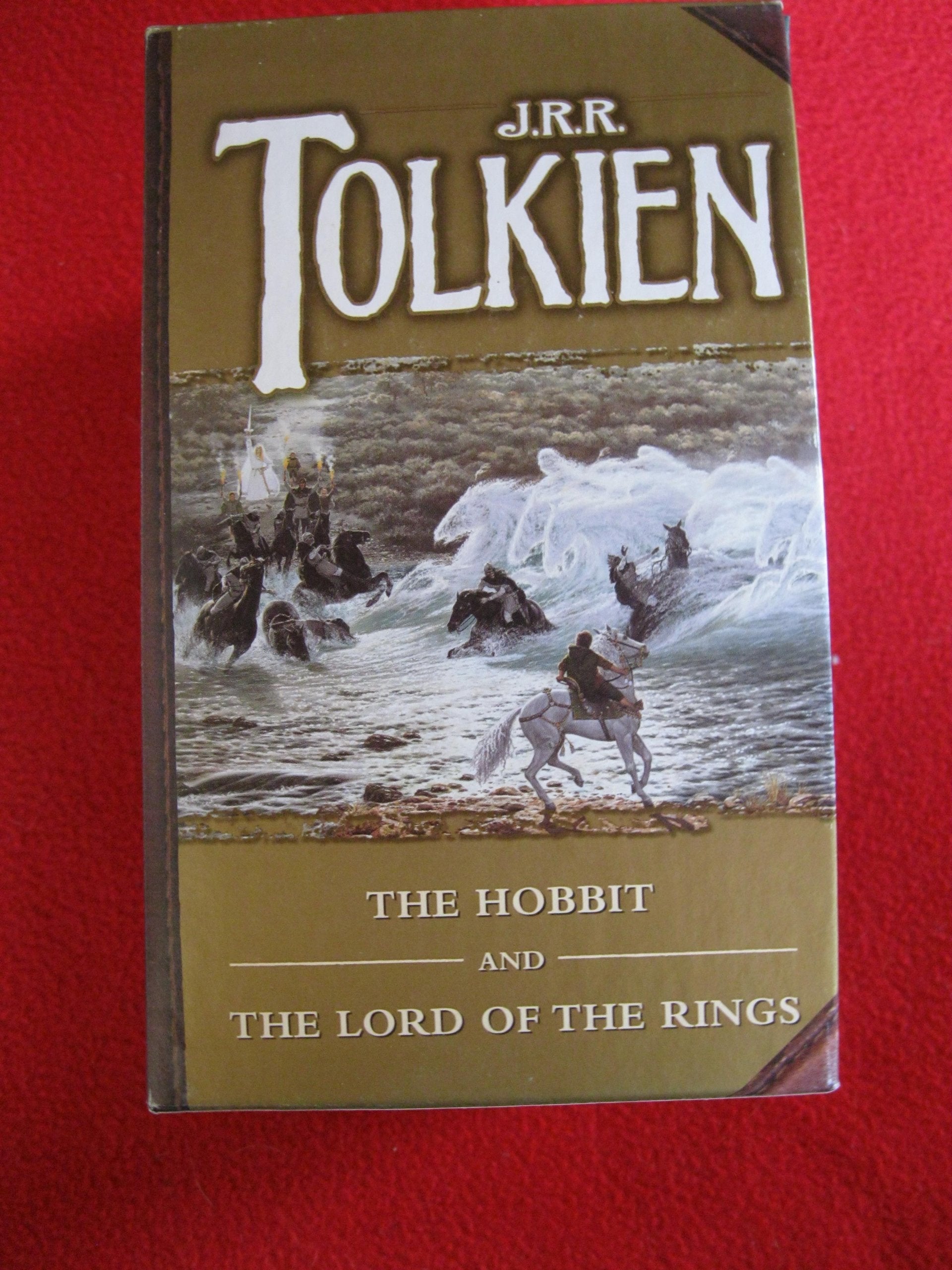 J.R.R. Tolkien Boxed Set (The Hobbit and The Lord of the Rings) used book depot