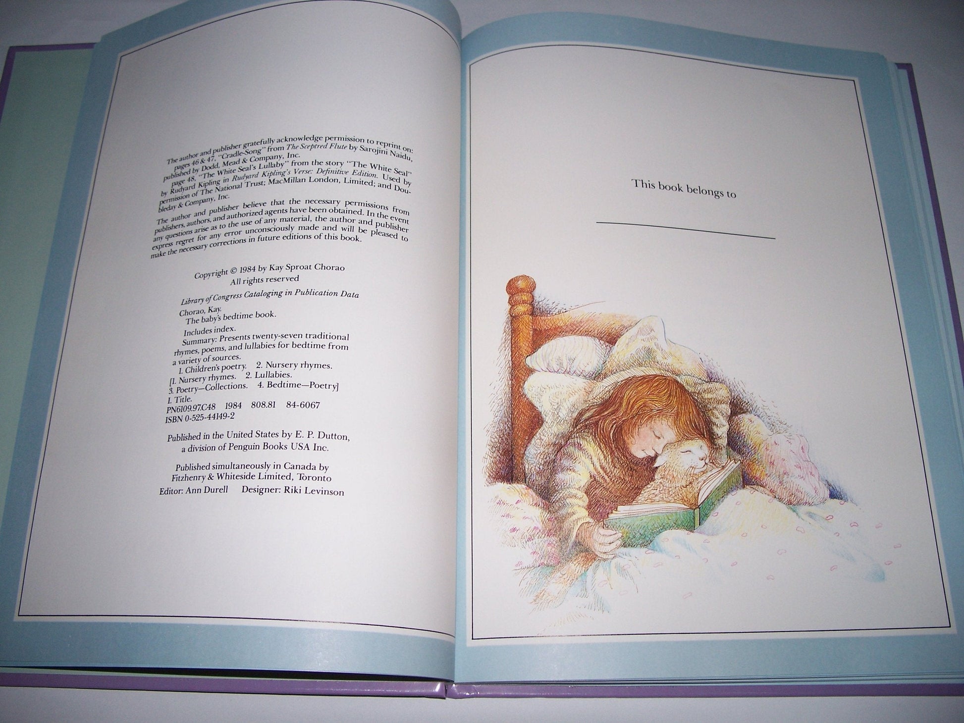 The Baby's Bedtime Book used book depot