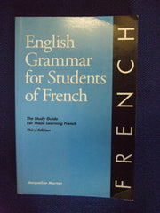 English Grammar for Students of French (English grammar series) used book depot