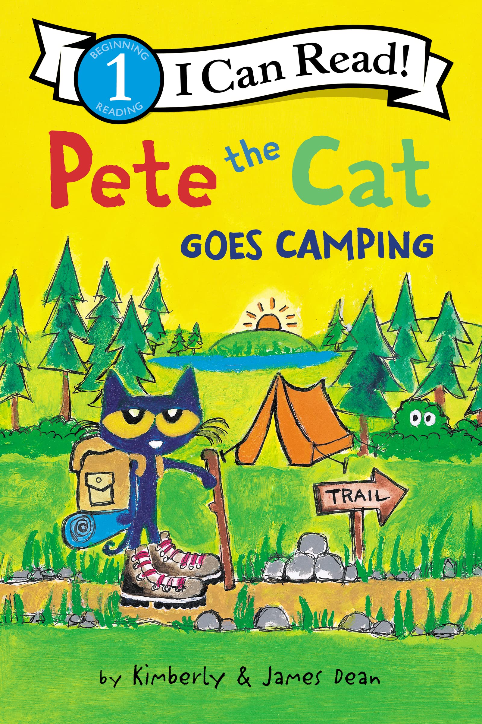 Pete the Cat Goes Camping (I Can Read Level 1) used book depot