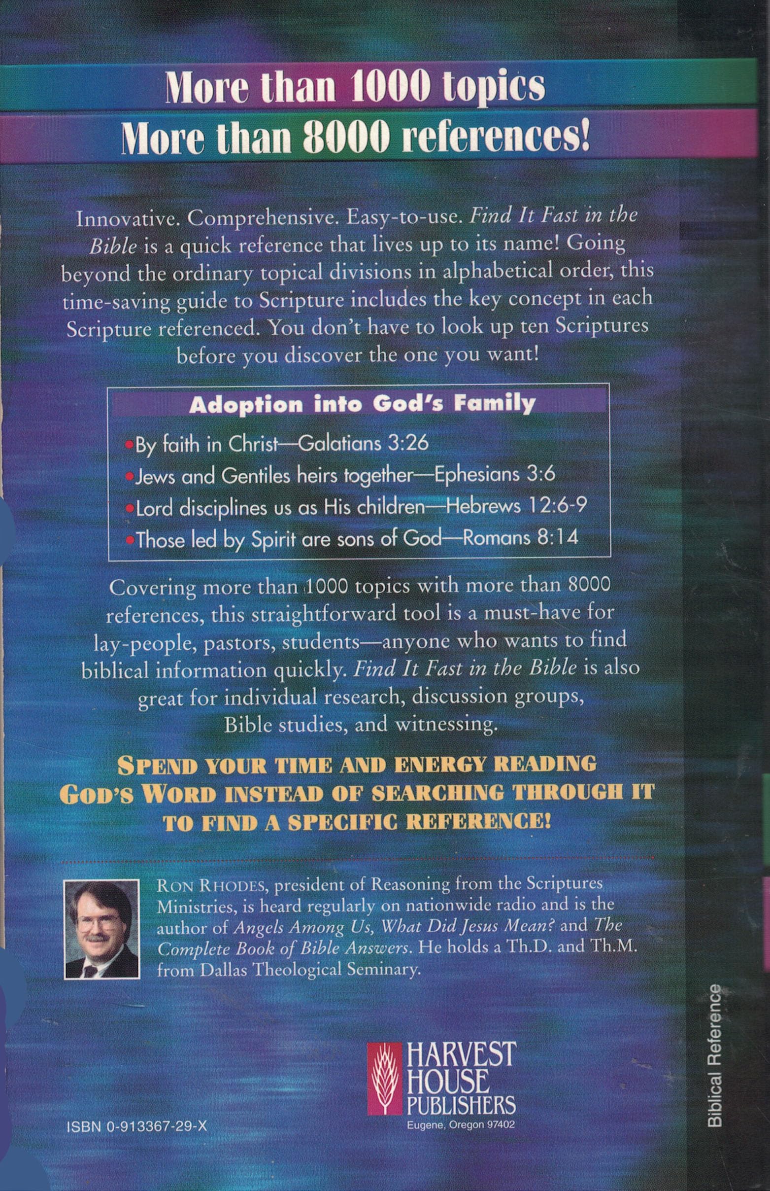 Find it Fast In the Bible used book depot