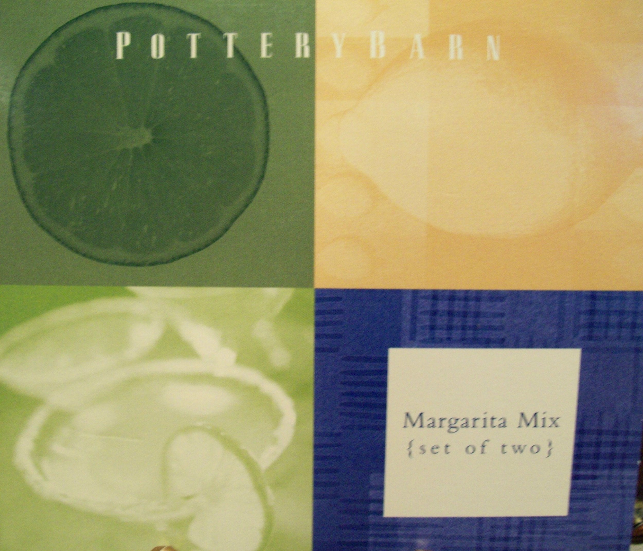 Pottery Barn: Margarita Mix & Margarita Mix #2 (set of two)