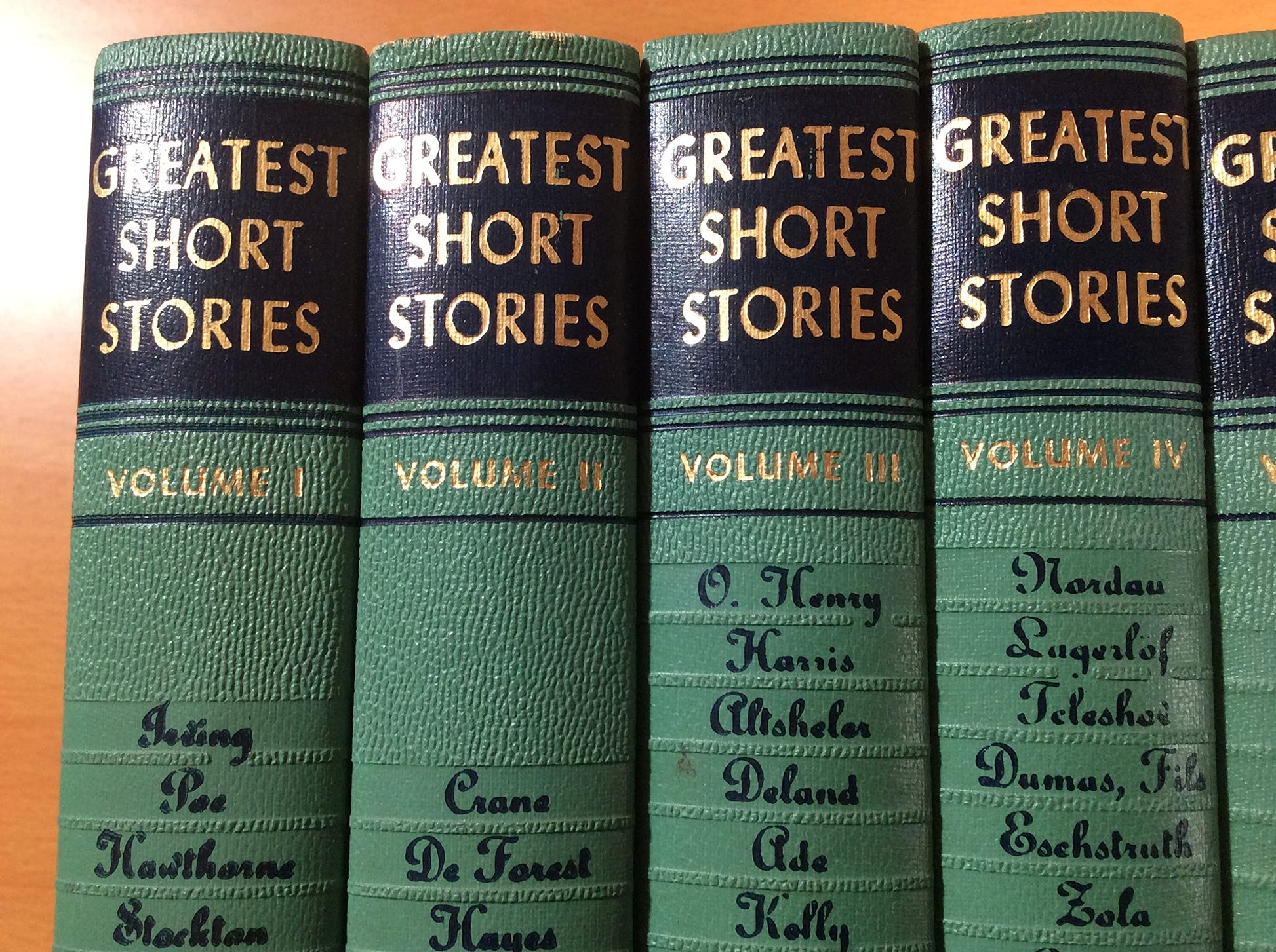 Collier Greatest Short Stories Vol 1-6 used book depot