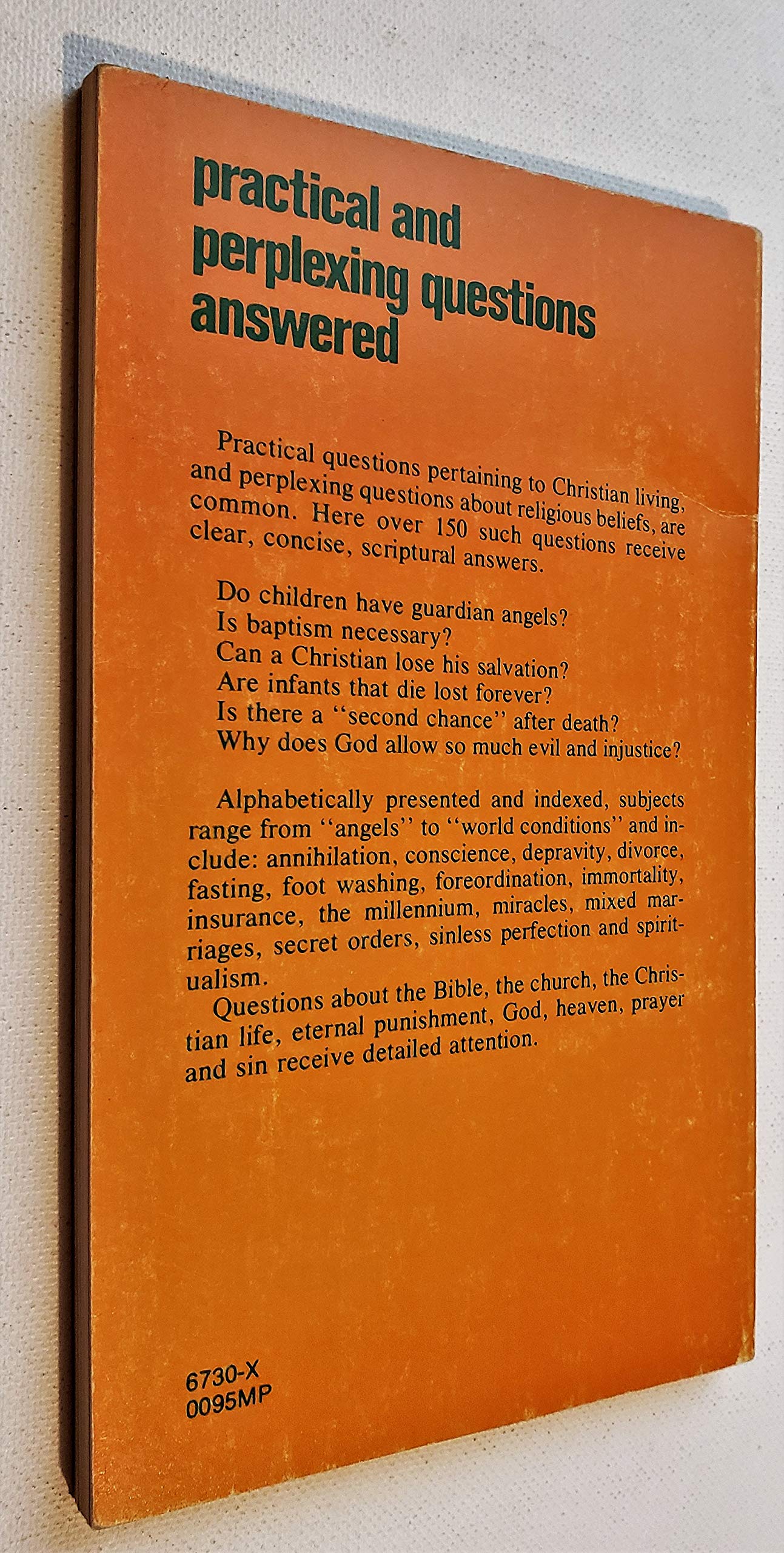 Practical and Perplexing Questions Answered used book depot