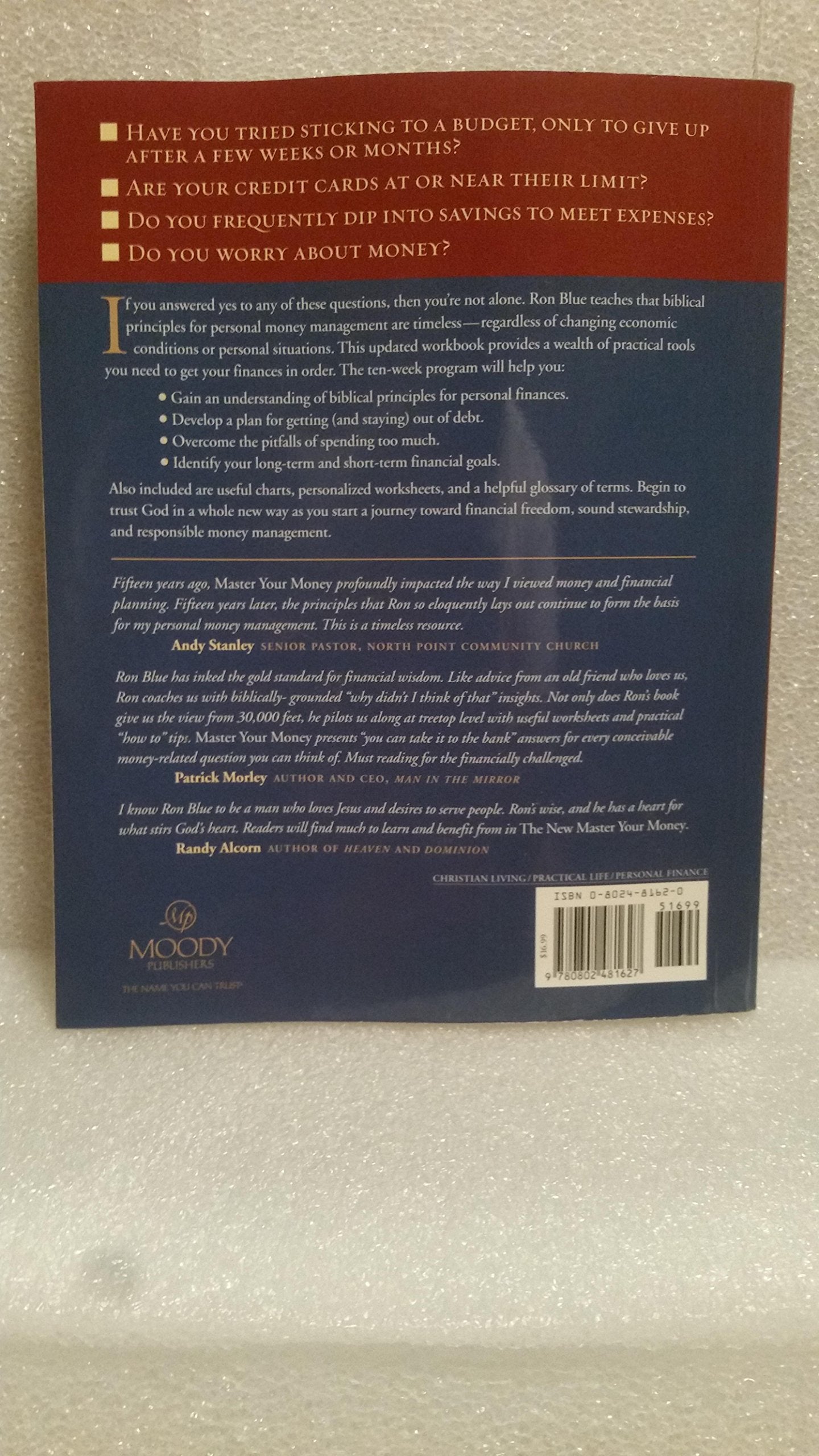 The New Master Your Money Workbook: A Step-by-Step Plan for Gaining and Enjoying Financial Freedom used book depot