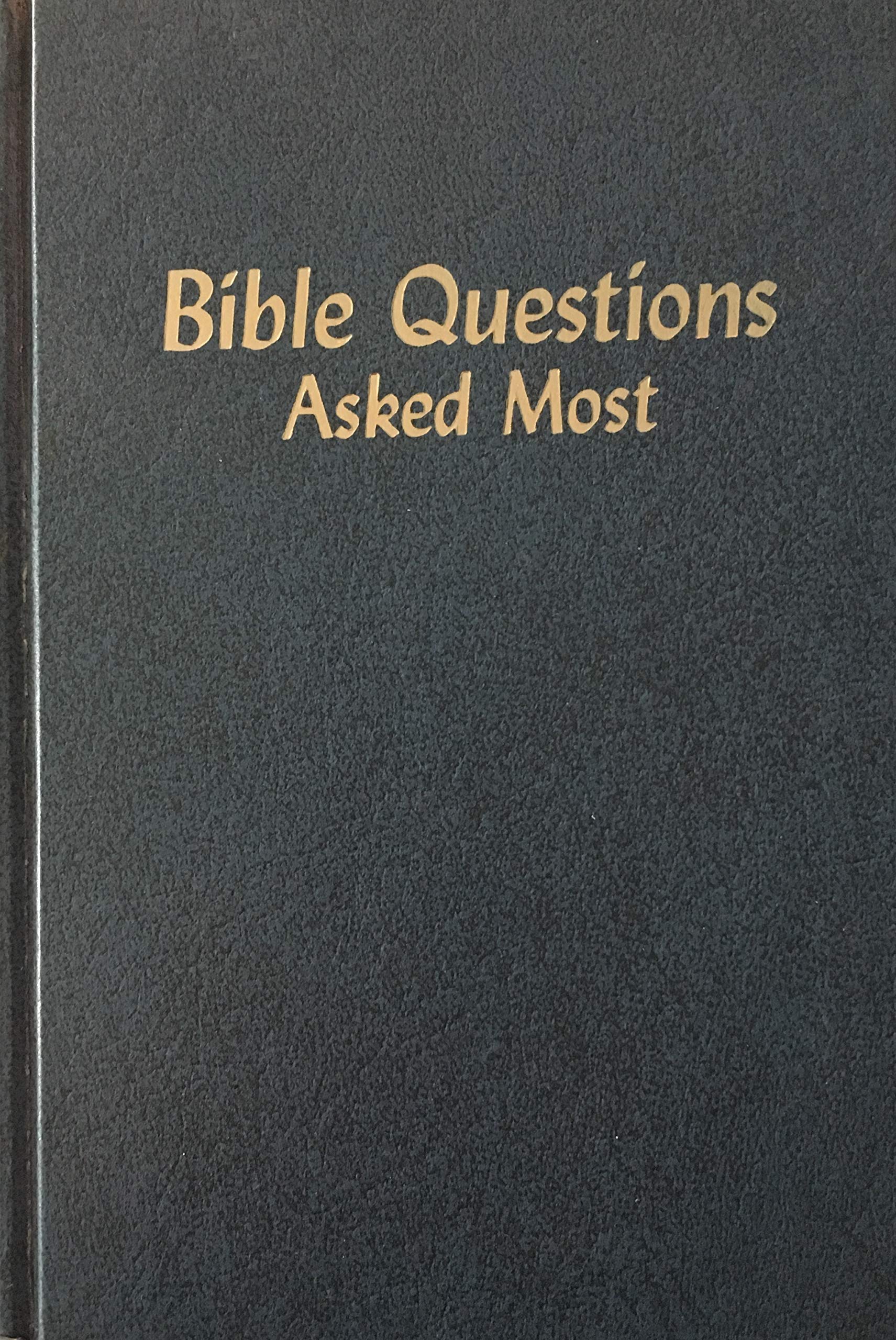Bible Question Asked Most used book depot