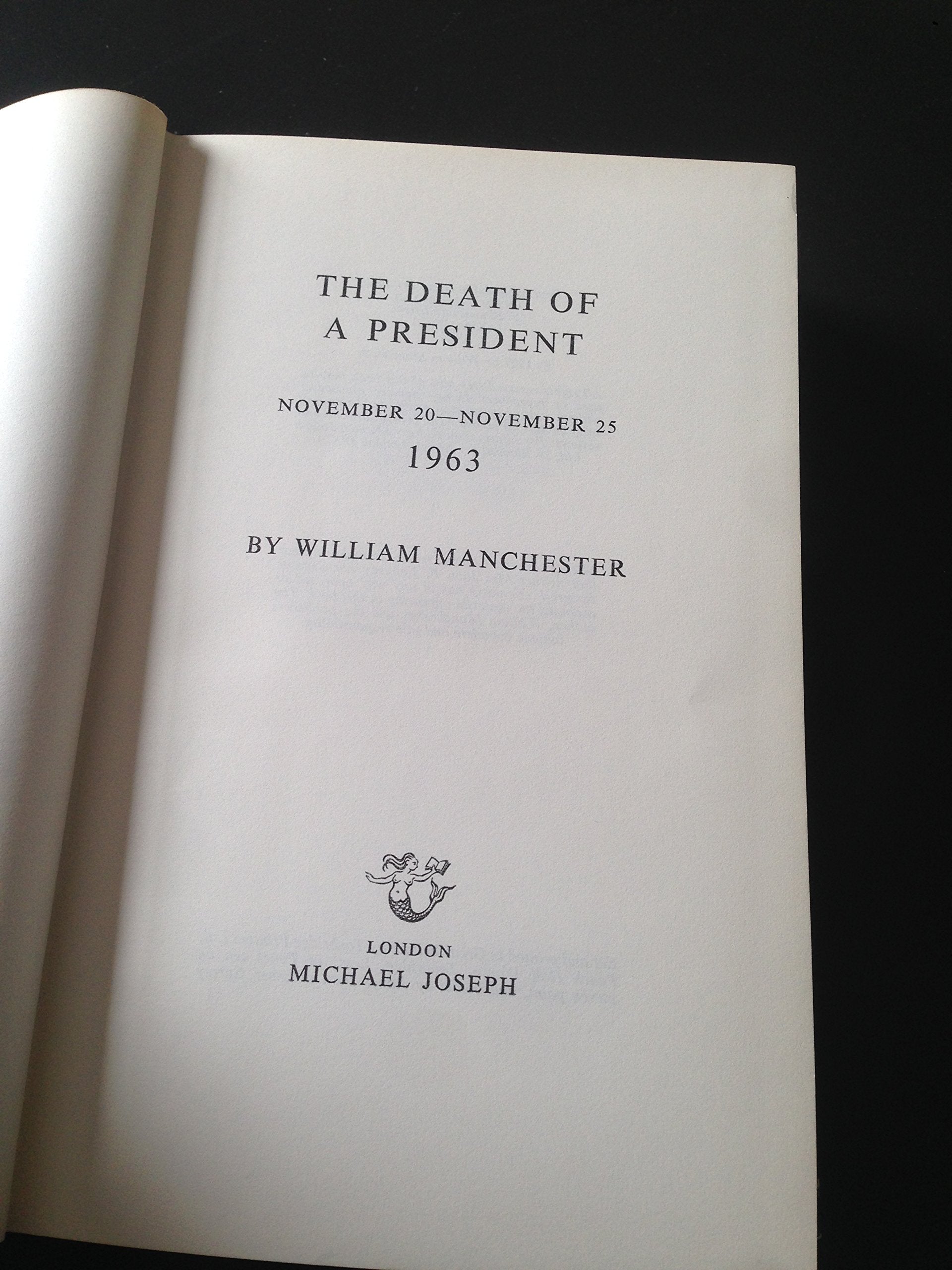 The Death of a President: November 1963 used book depot