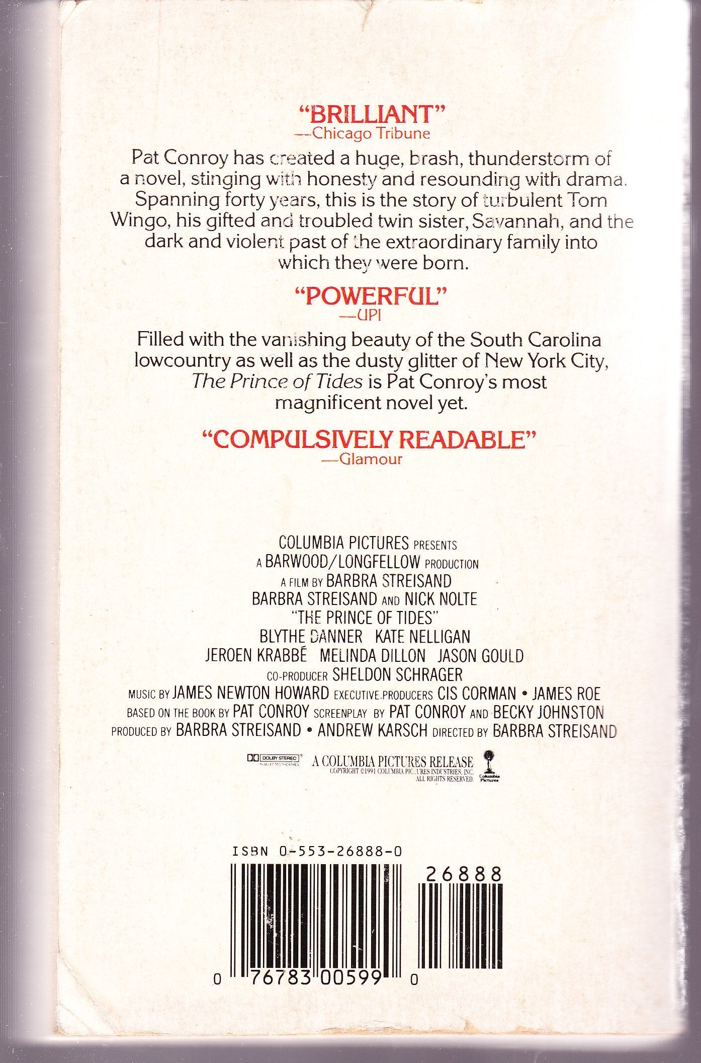 The Prince of Tides: A Novel used book depot