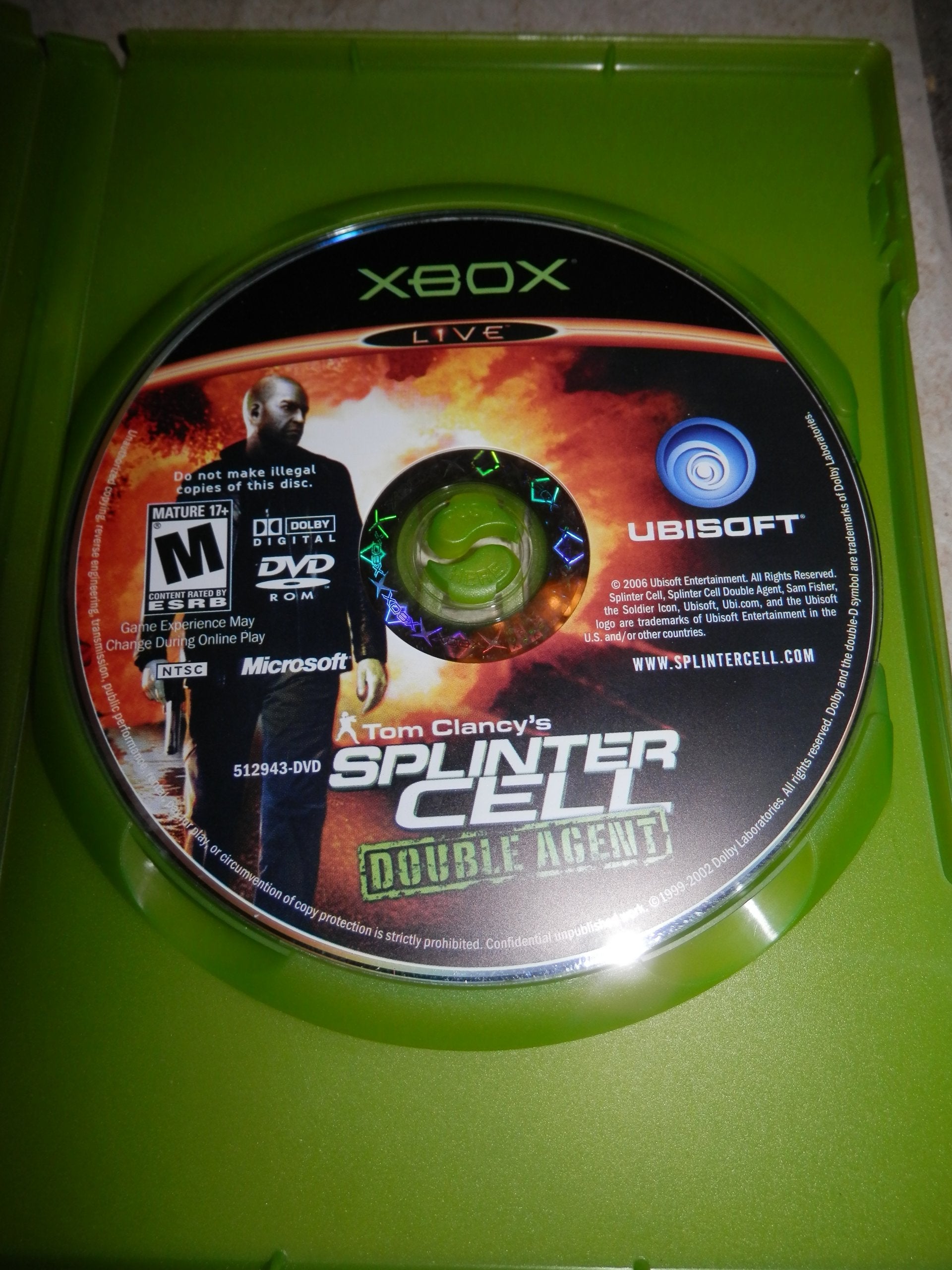 Splinter Cell Double Agent - Xbox used book depot