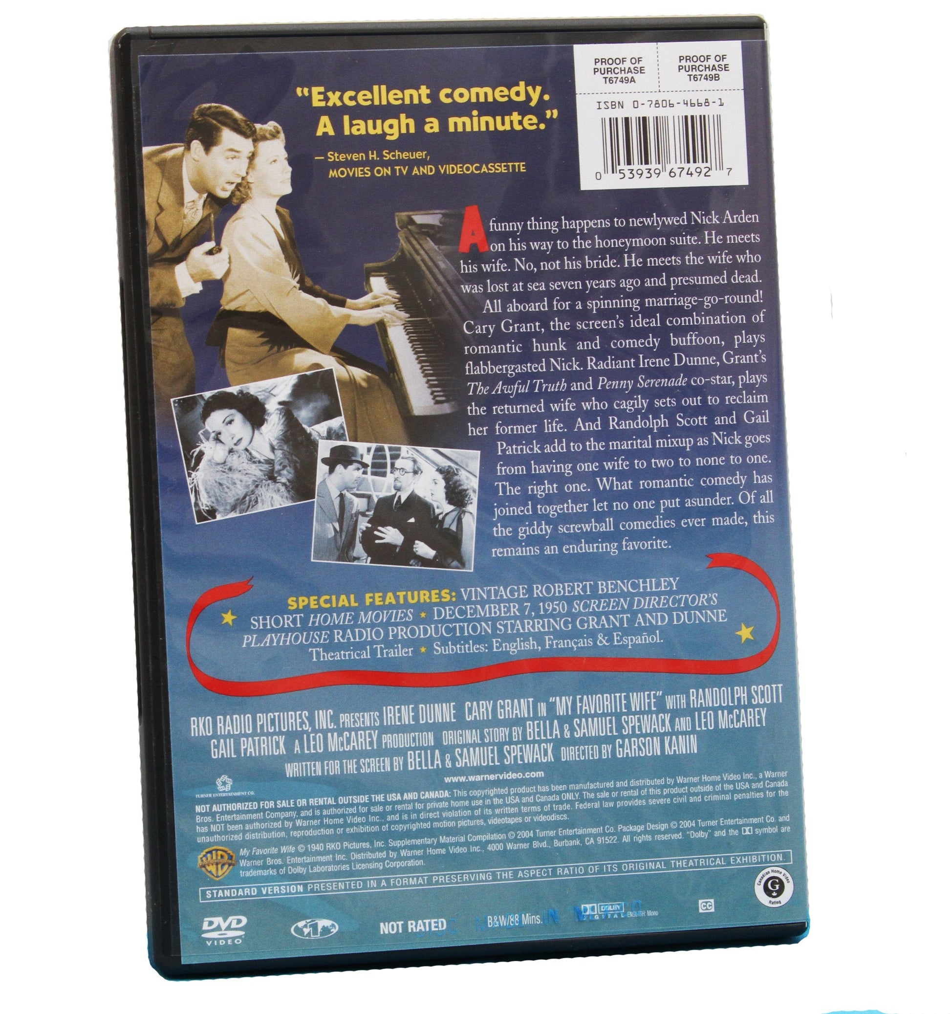 My Favorite Wife (DVD) used book depot