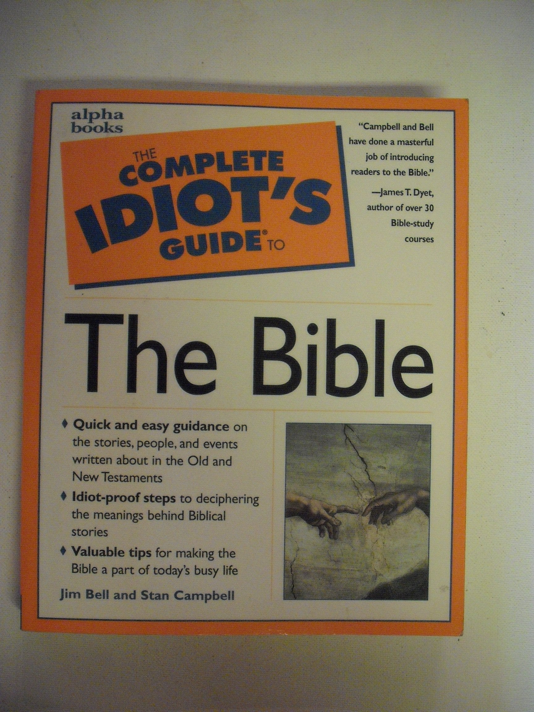 The Complete Idiots Guide to The Bible used book depot