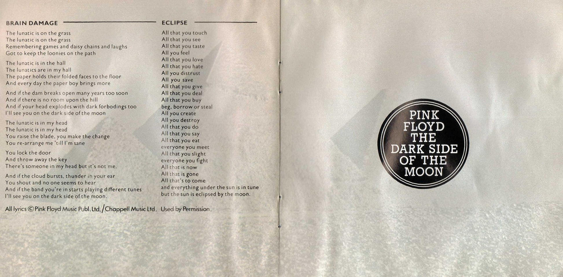 Dark Side Of The Moon used book depot