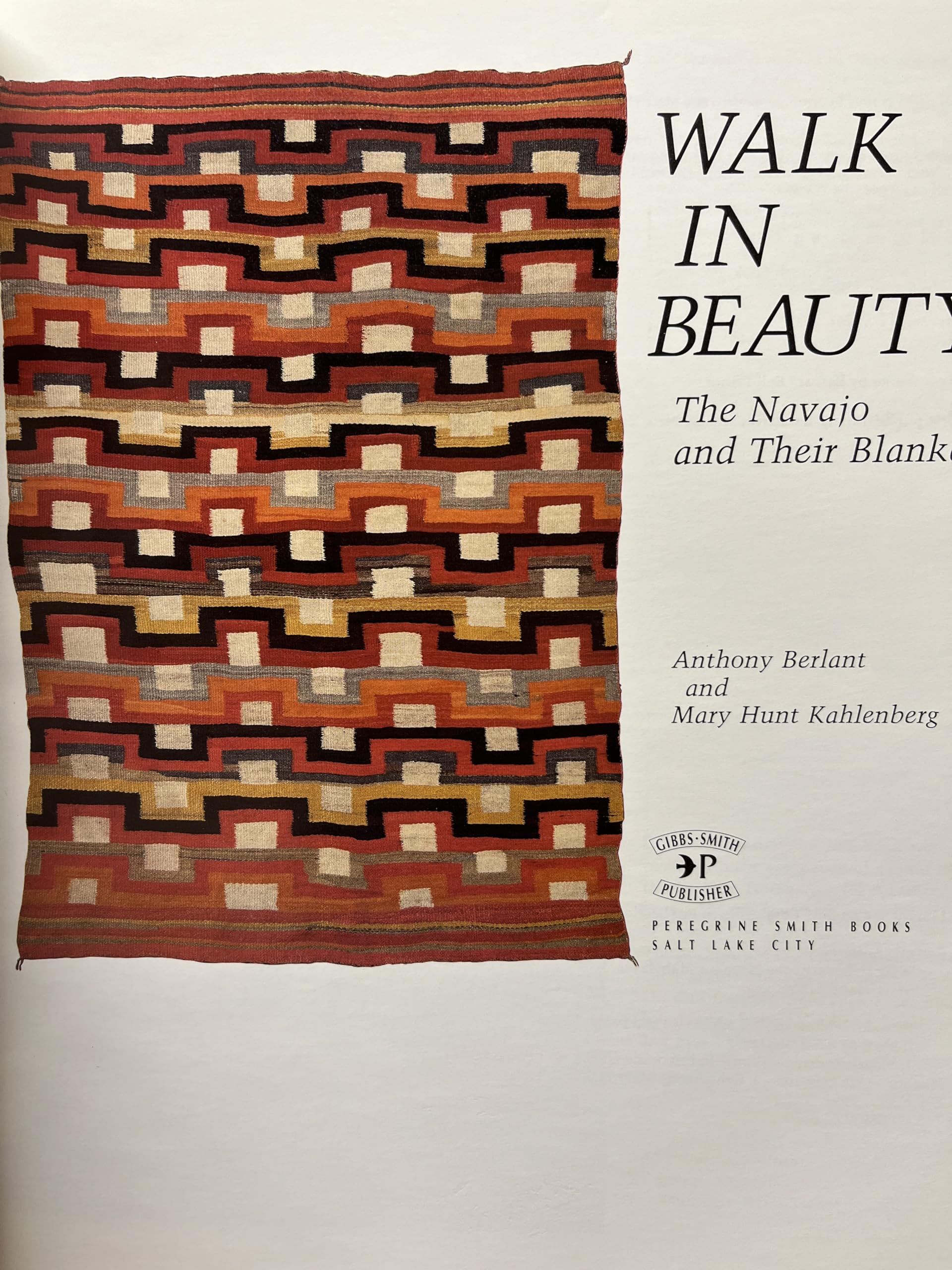Walk in Beauty: The Navajo and Their Blankets used book depot
