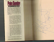 Palm Sunday, An Autobiographical Collage - 1st Edition/1st Printing used book depot