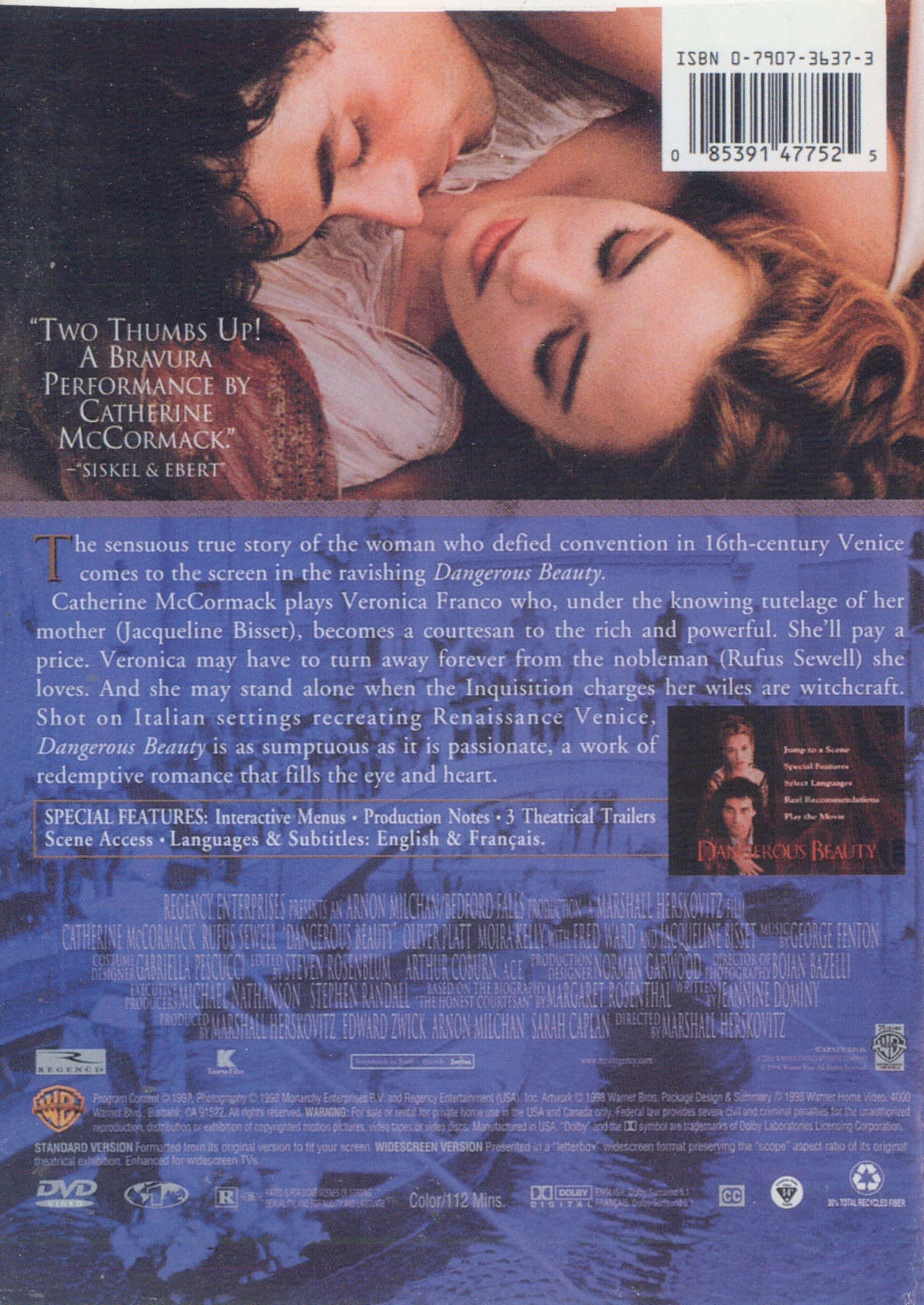 Dangerous Beauty [DVD] used book depot