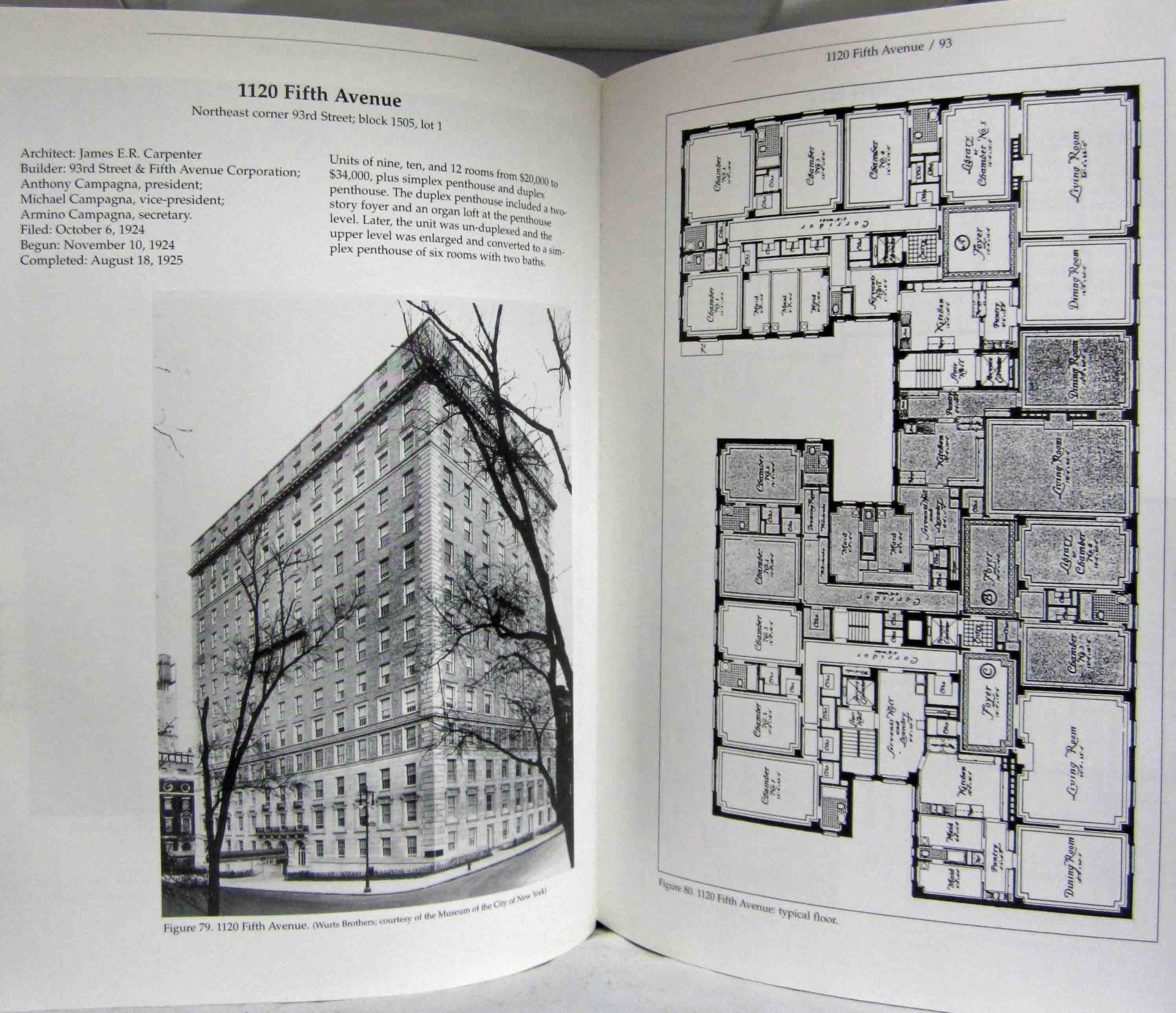 The New York Apartment Houses of Rosario Candela and James Carpenter used book depot