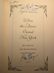 When the Astors Owned New York: Blue Bloods and Grand Hotels in a Gilded Age used book depot