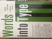 Words into Type used book depot