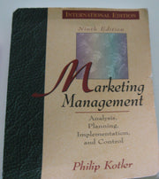 Marketing Management: Analysis, Planning, Implementation, and Control used book depot