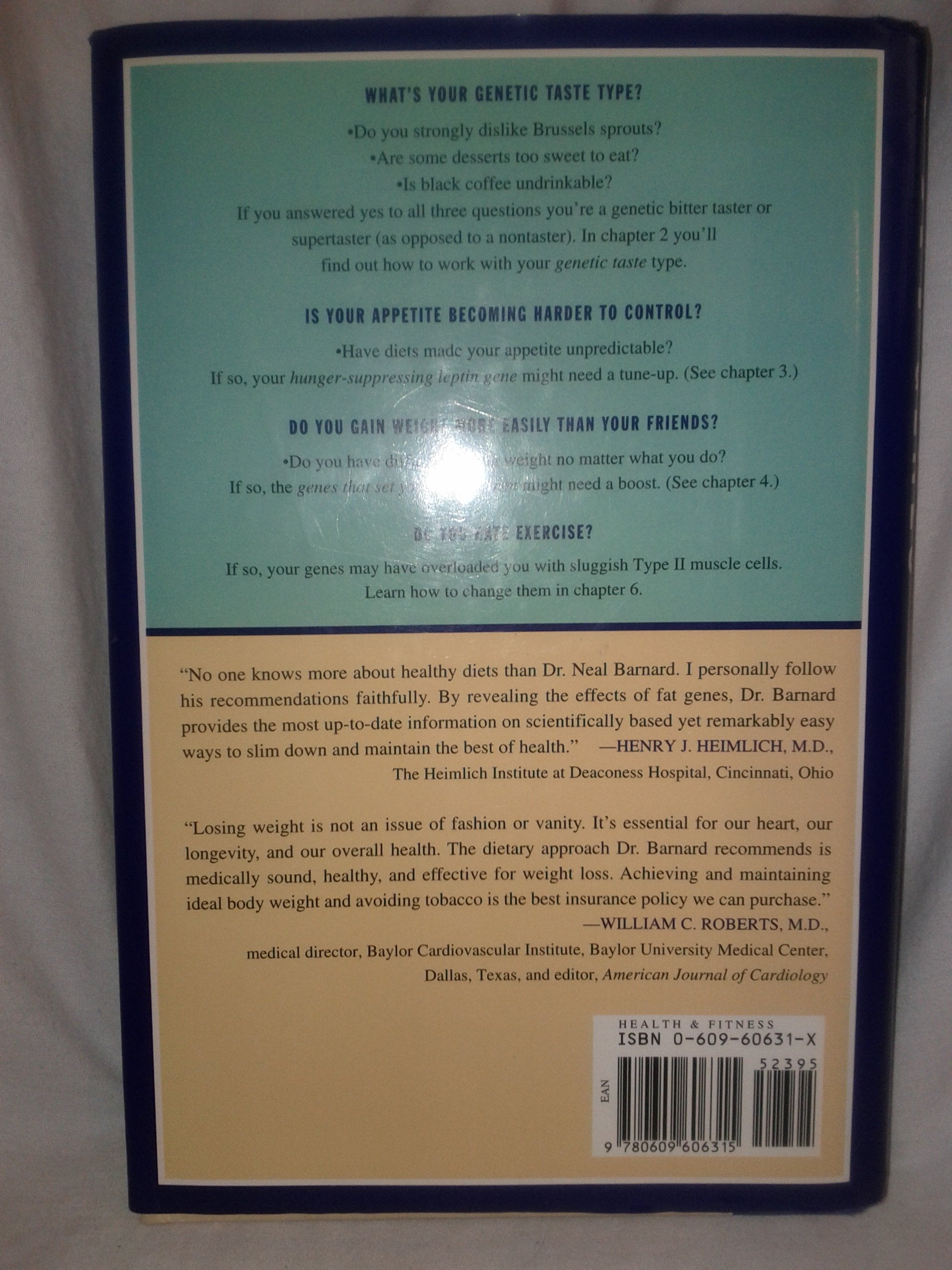 Turn Off the Fat Genes: The Revolutionary Guide to Taking Charge of the Genes That Control Your Weight used book depot