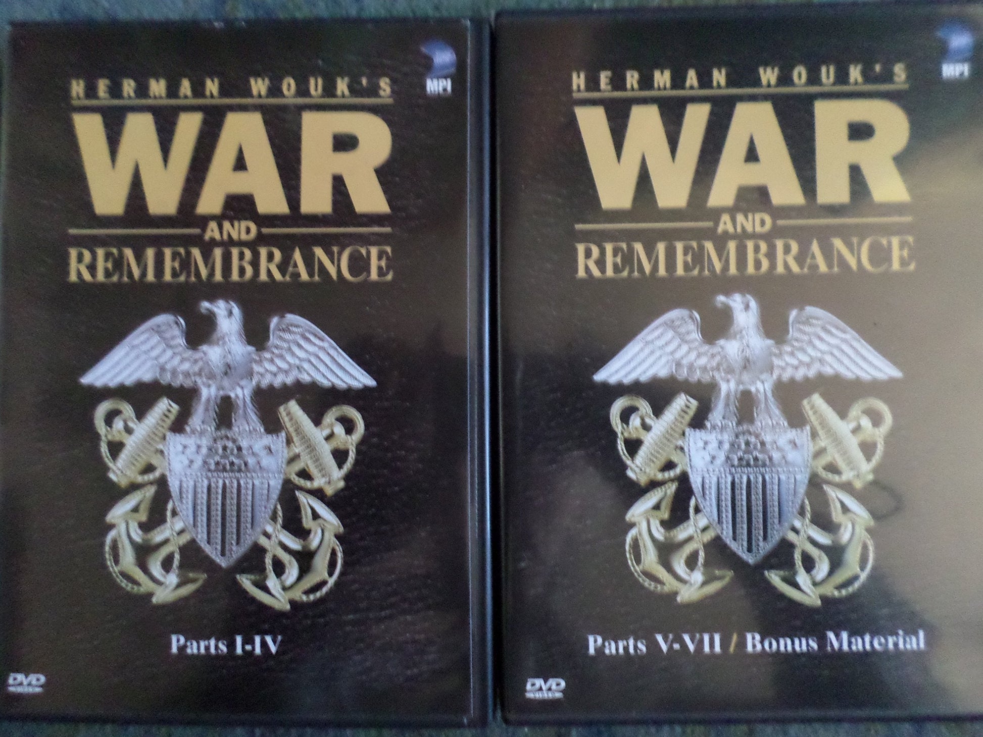 War and Remembrance - Volume 1 - Parts 1-7 used book depot