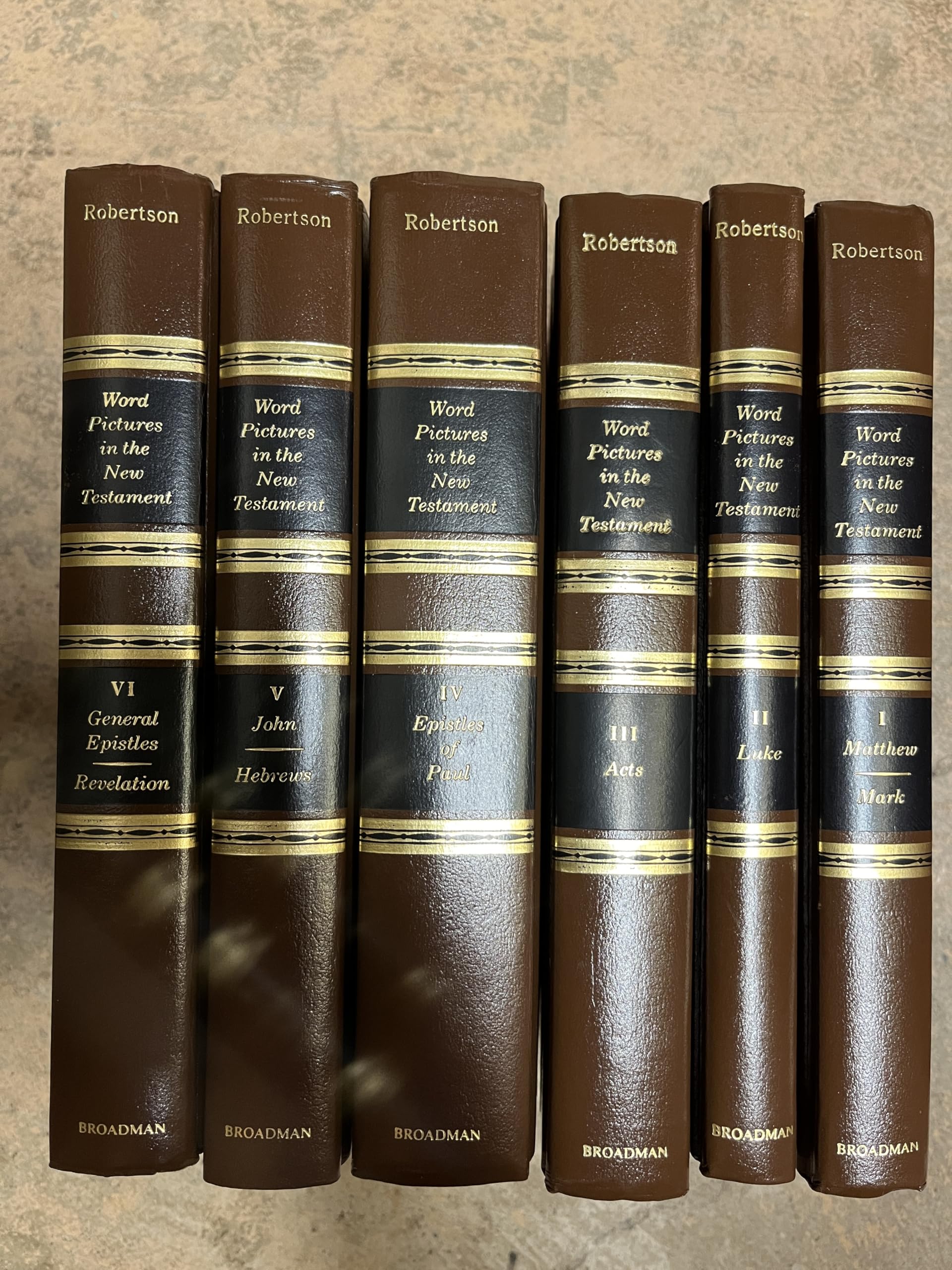 Word Pictures in the New Testament : Volumes 1 - 6 (New Testament Commentaries)