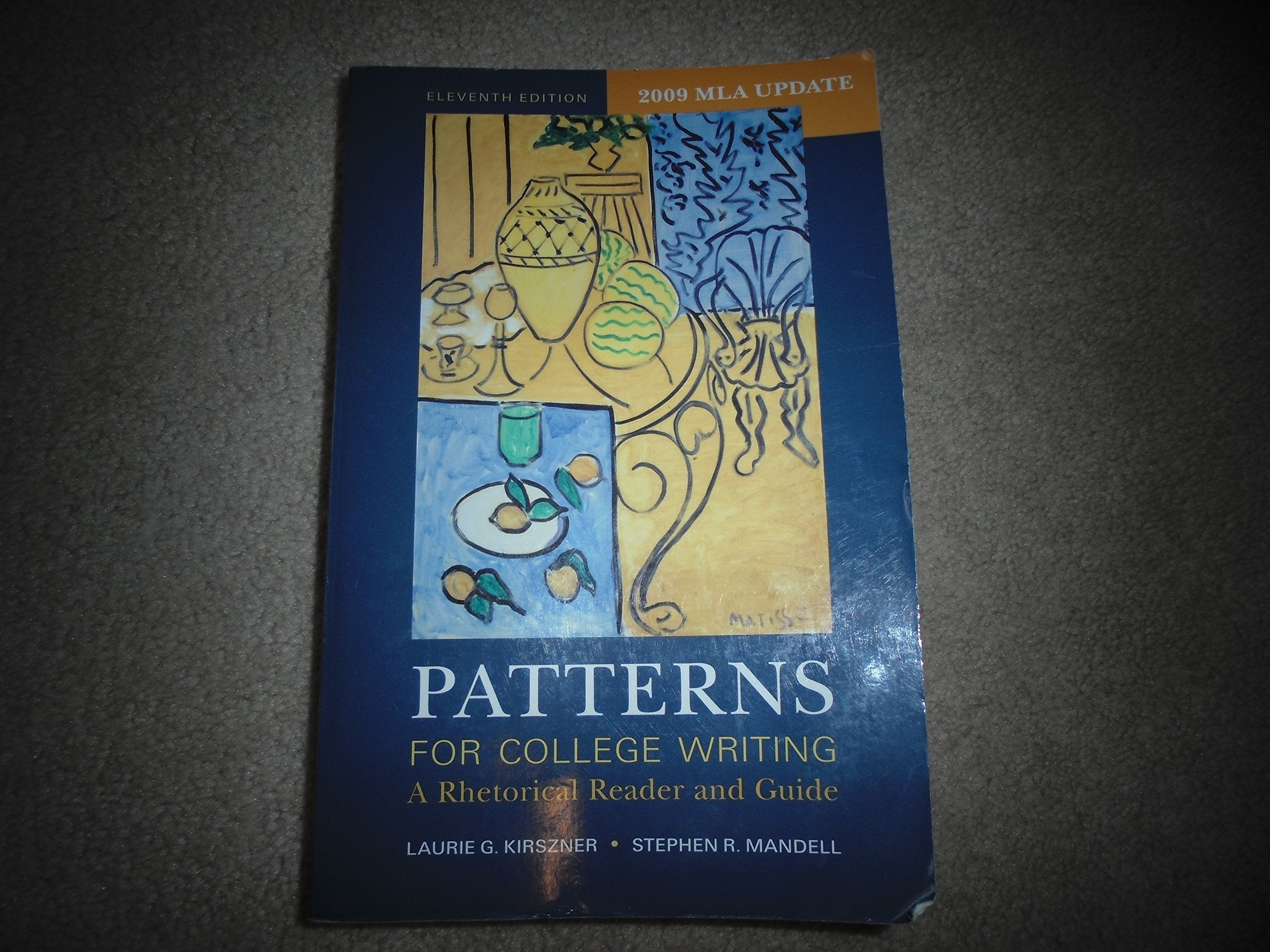 Patterns for College Writing with 2009 MLA Update: A Rhetorical Reader and Guide used book depot