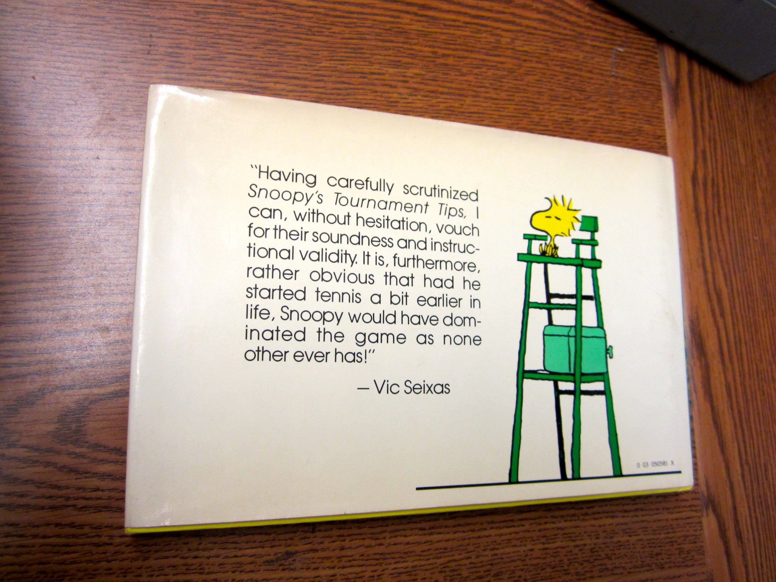 Snoopy's Tennis Book used book depot