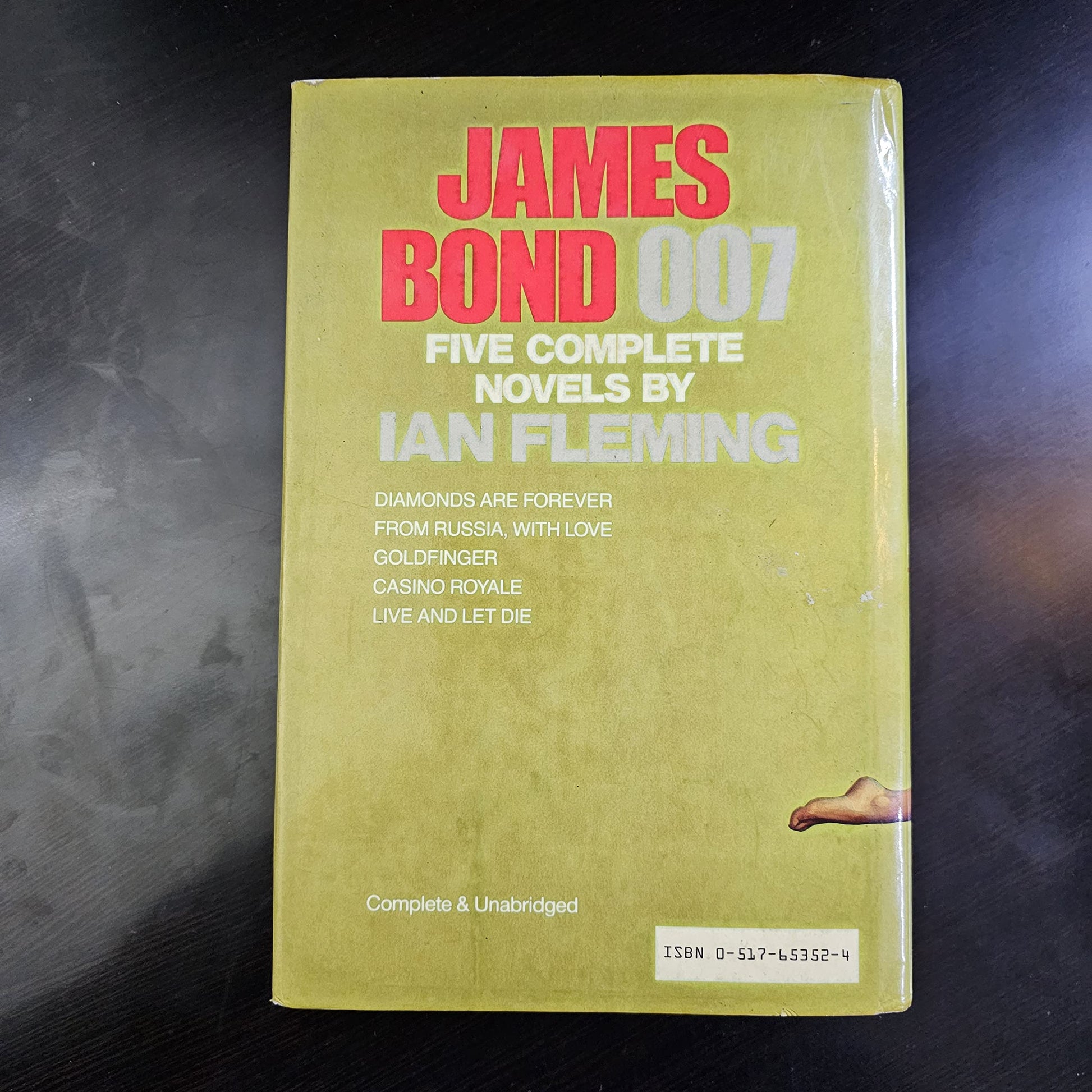 James Bond 007: Diamonds Are Forever / From Russia with Love / Goldfinger / Casino Royale / Live and Let Die used book depot