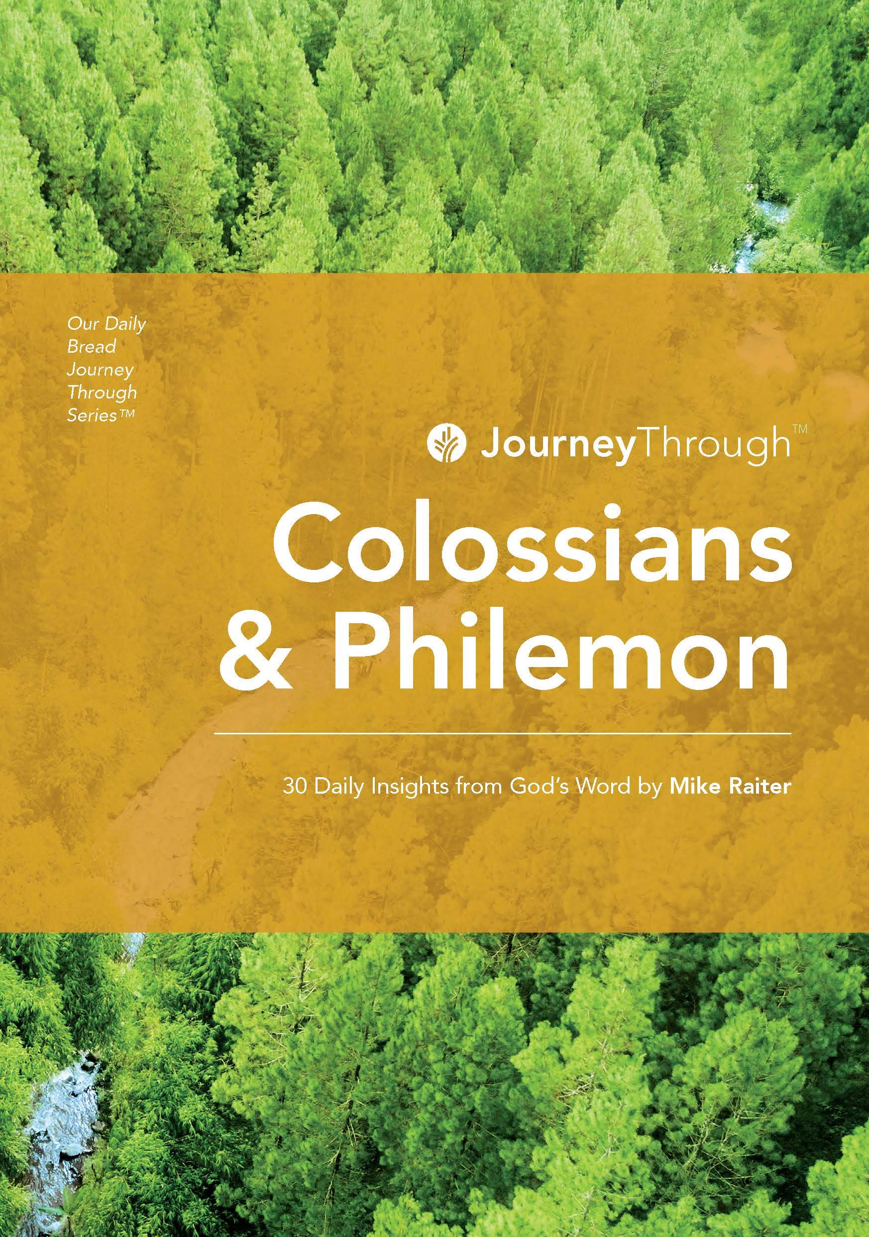 Journey Through Colossians and Philemon: 30 Daily Insights used book depot