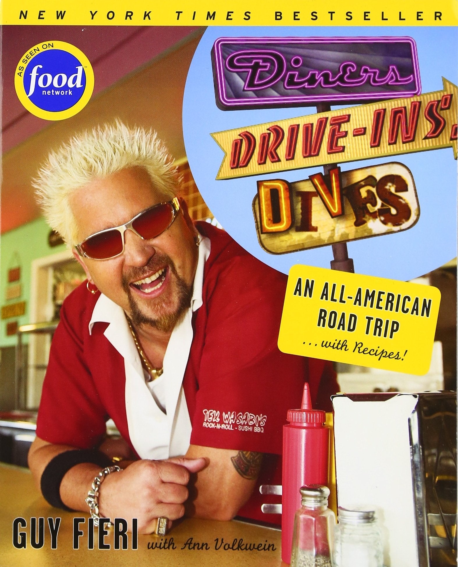 Diners, Drive-ins and Dives: An All-American Road Trip . . . with Recipes! used book depot