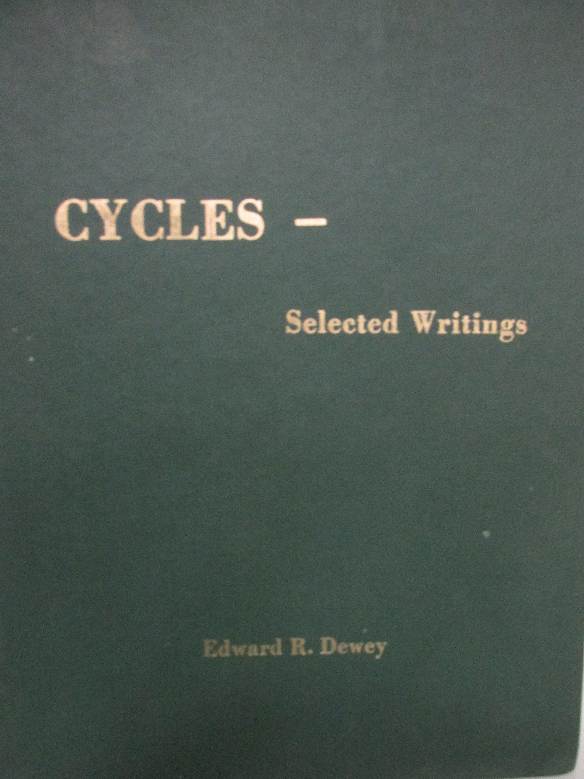 Cycles;: Selected writings used book depot