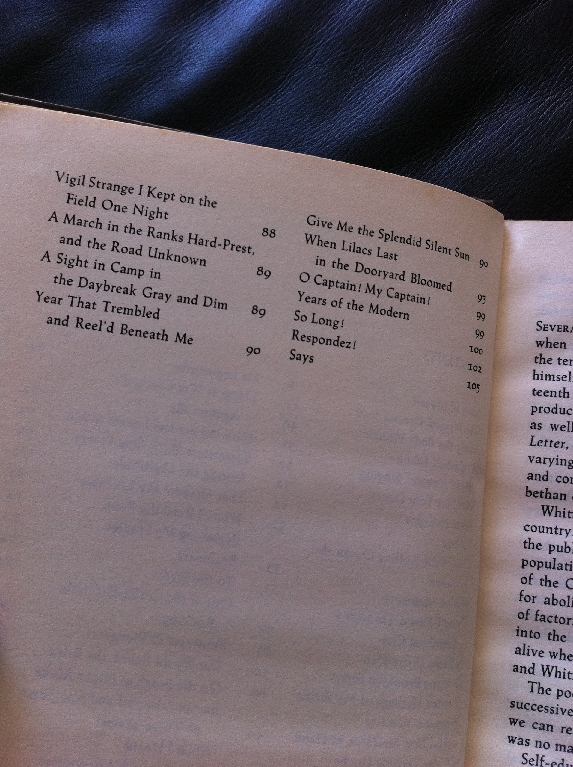 Selections from Leaves of Grass By Walt Whitman used book depot