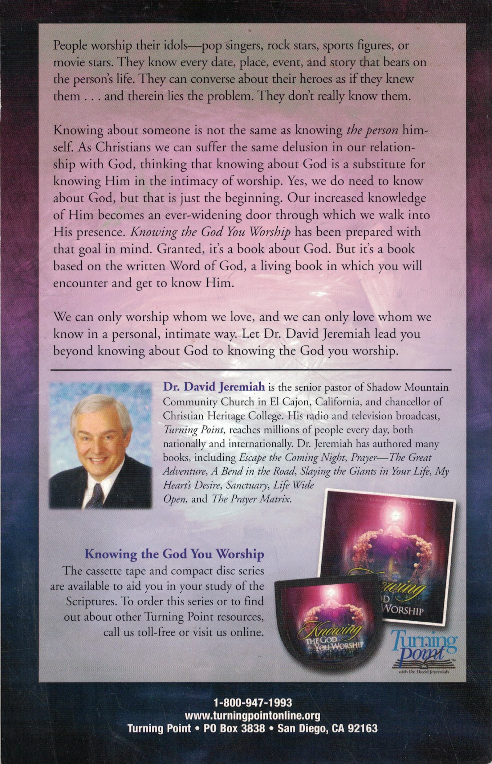 Knowing the God You Worship used book depot