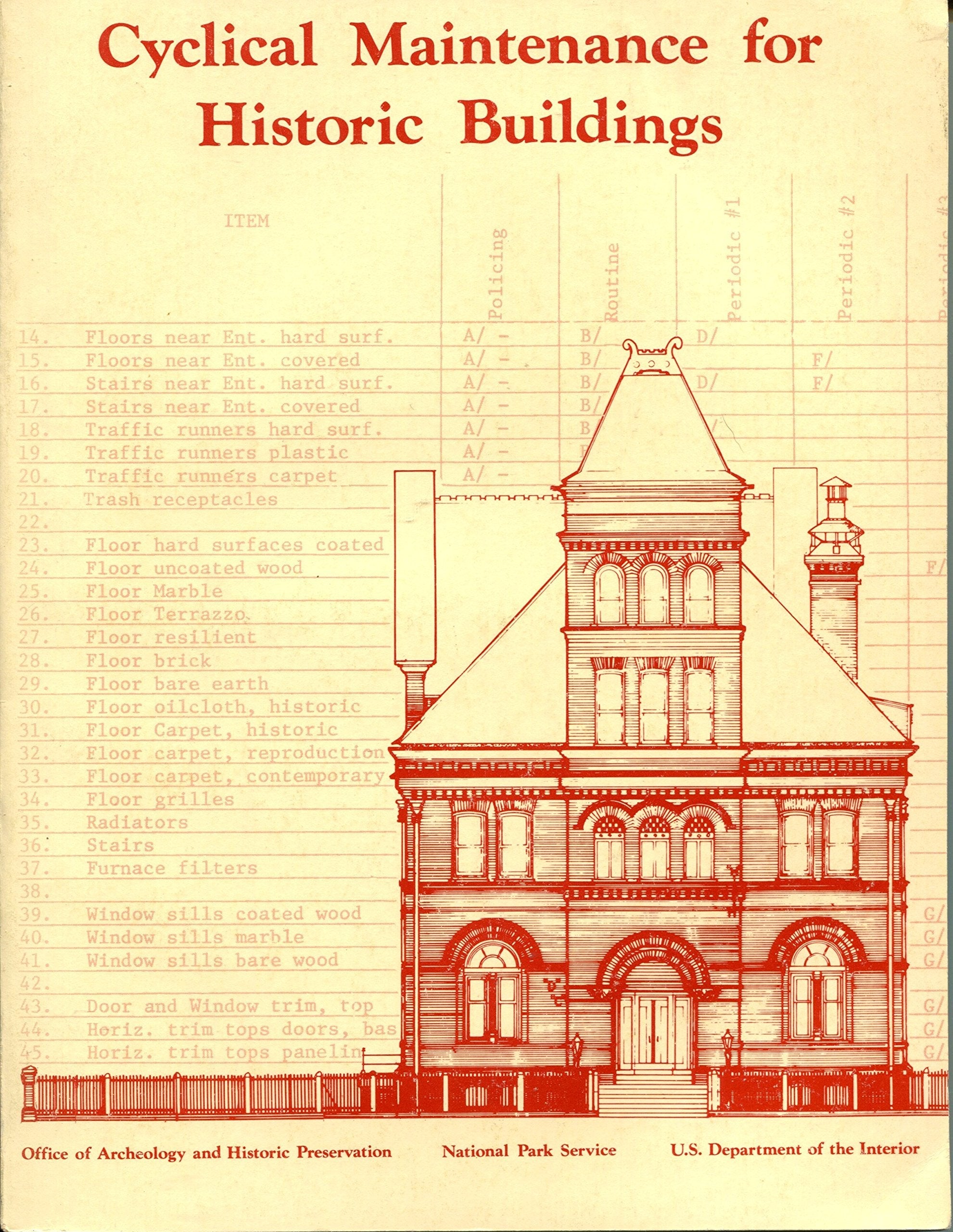 Cyclical Maintenance for Historic Buildings used book depot