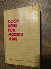 Good News for Modern Man: The New Testament in Today's English Version - Third Edition (LARGE PRINT) used book depot