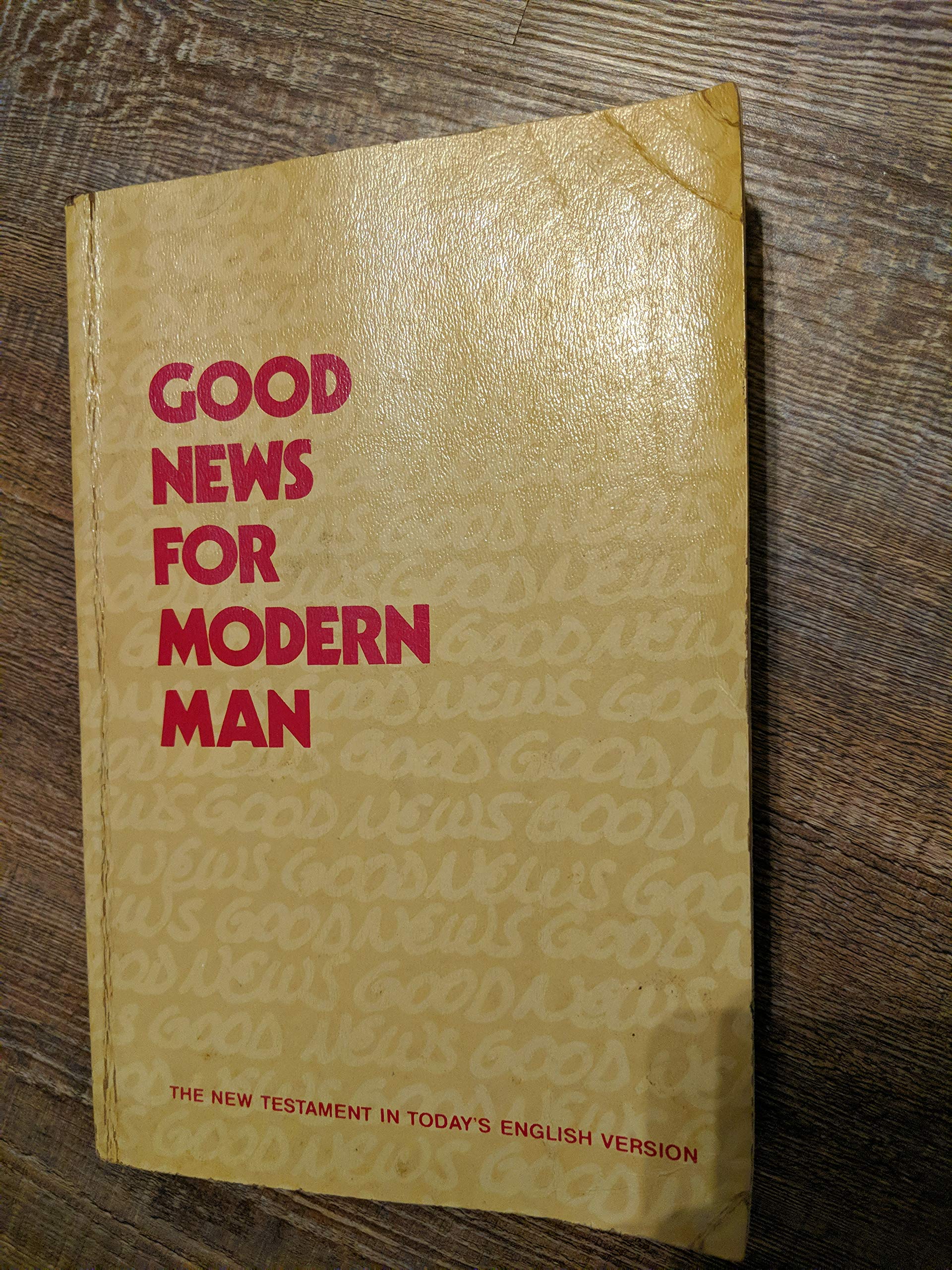 Good News for Modern Man: The New Testament in Today's English Version - Third Edition (LARGE PRINT) used book depot