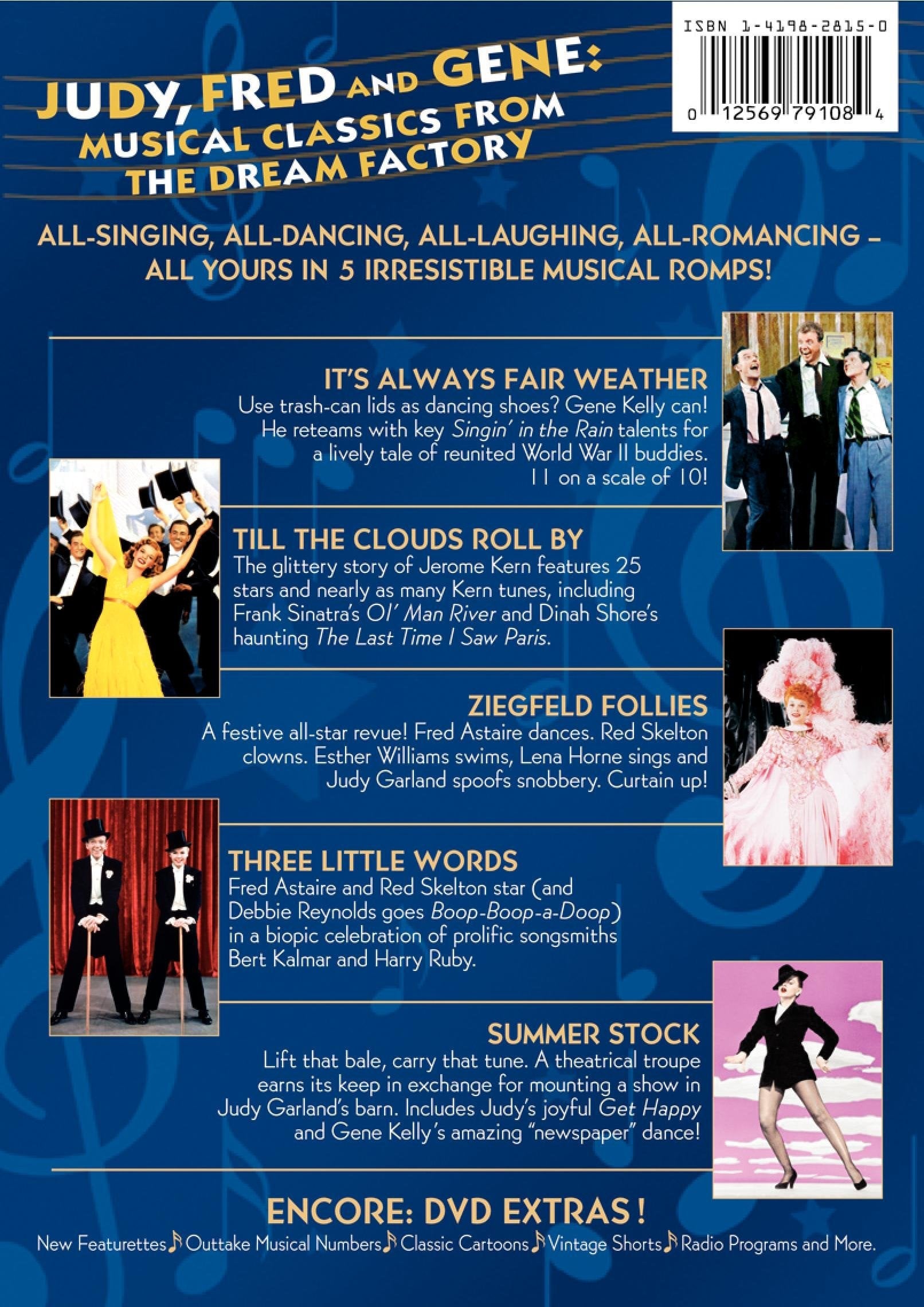 Classic Musicals from the Dream Factory, Vol. 1 (Ziegfeld Follies / Till the Clouds Roll By / Three Little Words / Summer Stock / It's Always Fair Weather) used book depot