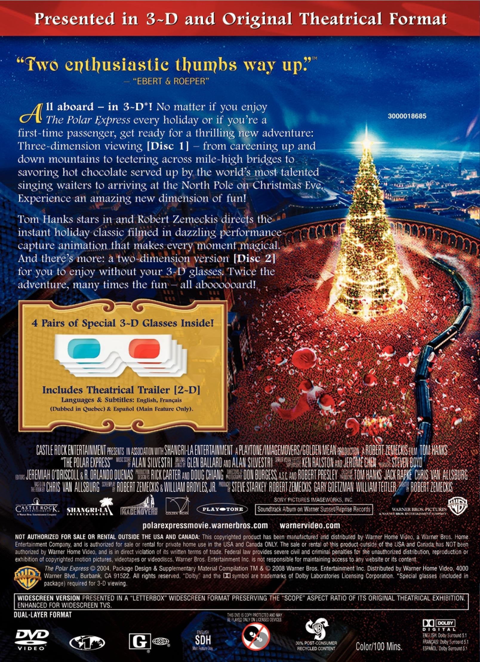 The Polar Express Presented in 3-D used book depot